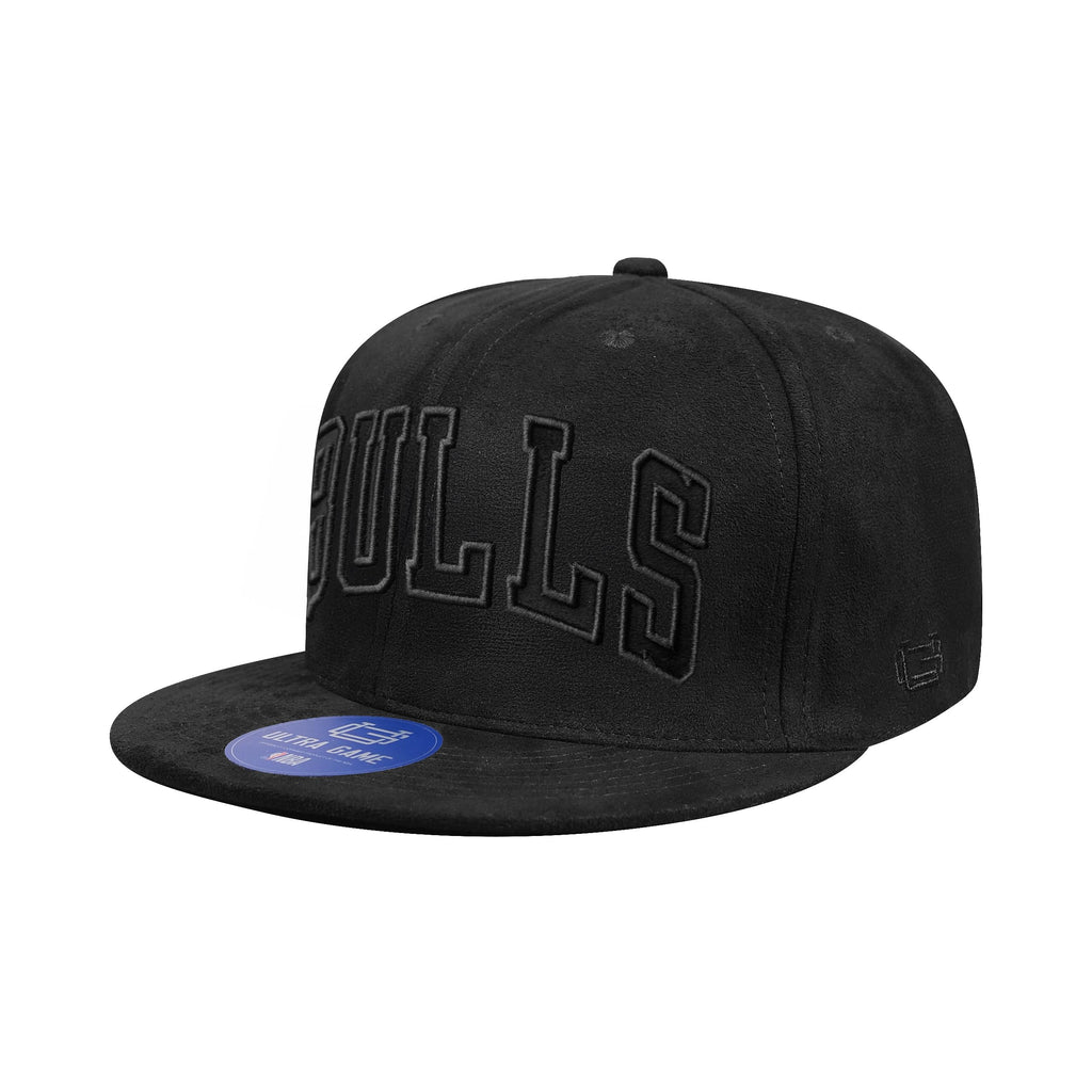 Ultra Game Mens NBA Official Suede Snap Back 3D Embroidered Team Logo Baseball Cap Hat