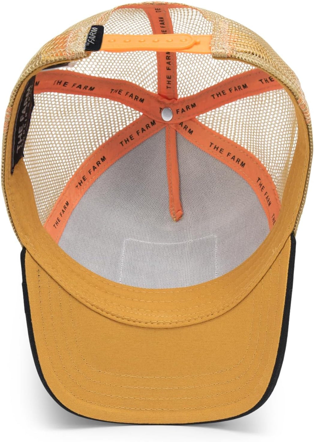 Goorin The Dead Skull Trucker Hat for Men and Women, Mustard, One Size, Unisex