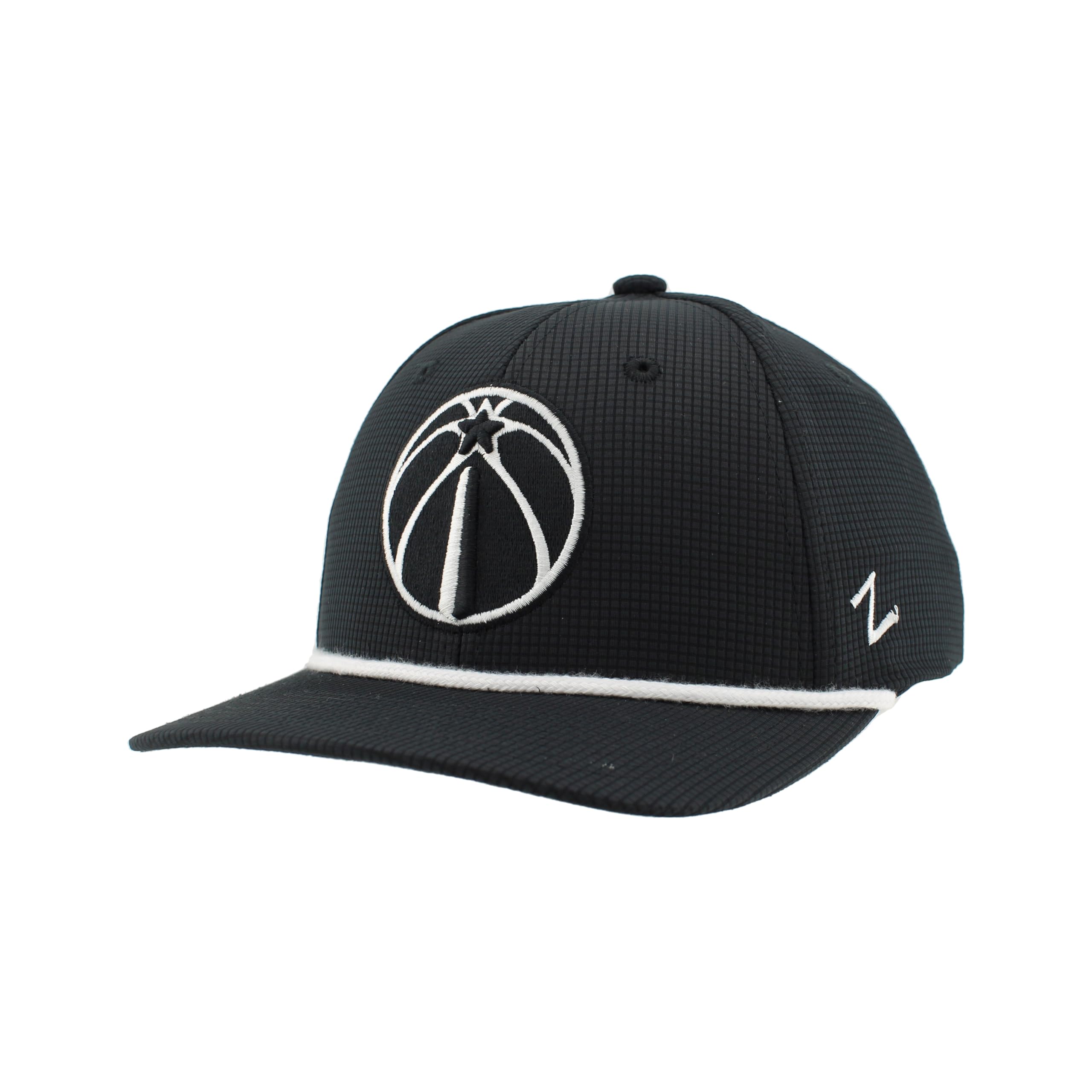ZHATS NBA Unisex-Adult NBA Officially Licensed Rope Hat Snapback Backspin Contrast Black
