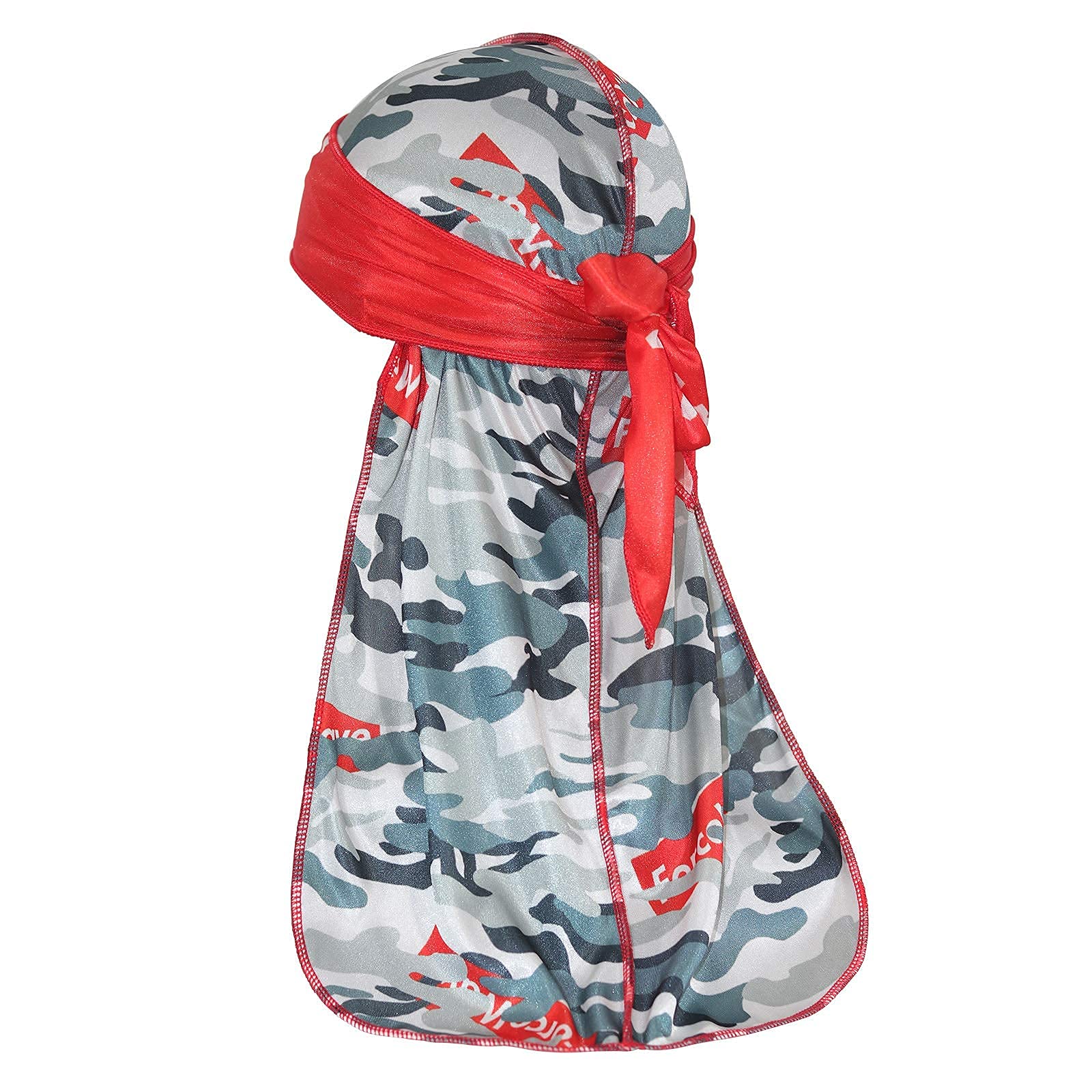 ForceWave Durag for Men Designer for Waves Silky Durag Du rag with Designed Pattern