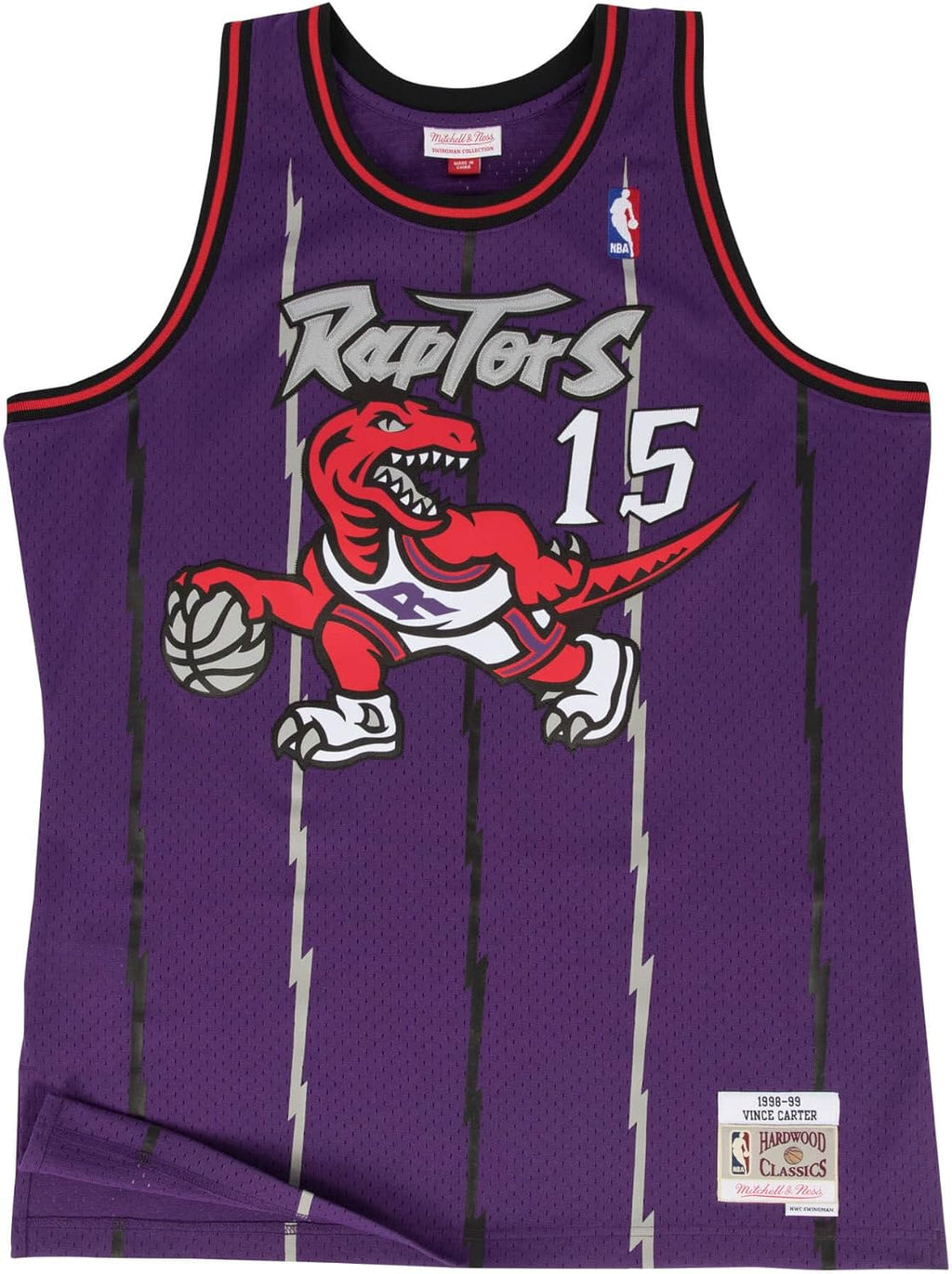 Adult Vince Carter Toronto Raptors 1998 Mitchell & Ness Throwback Swingman Jersey - Men's