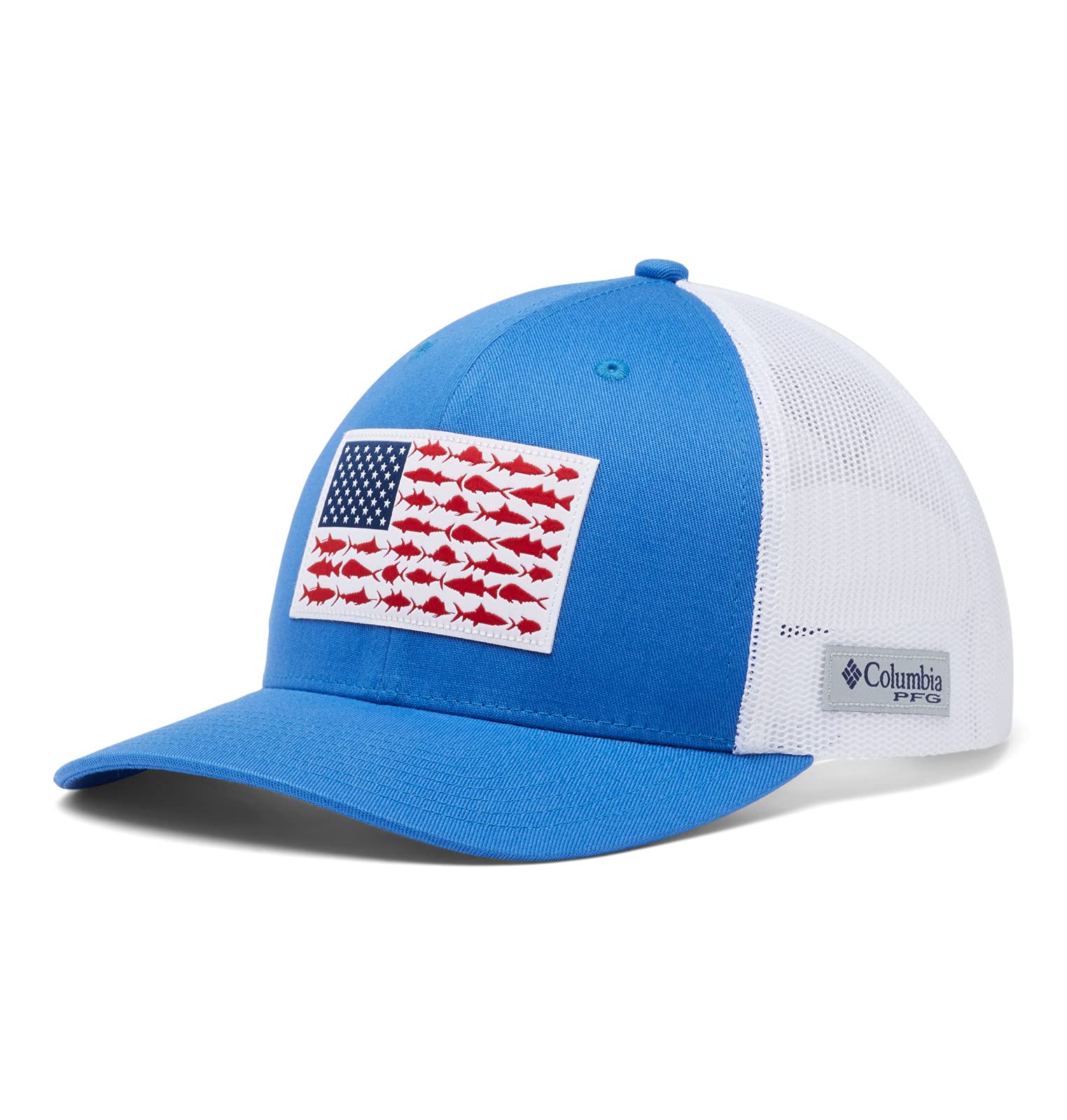 Columbia Unisex PFG Fish Flag Mesh Ball Cap