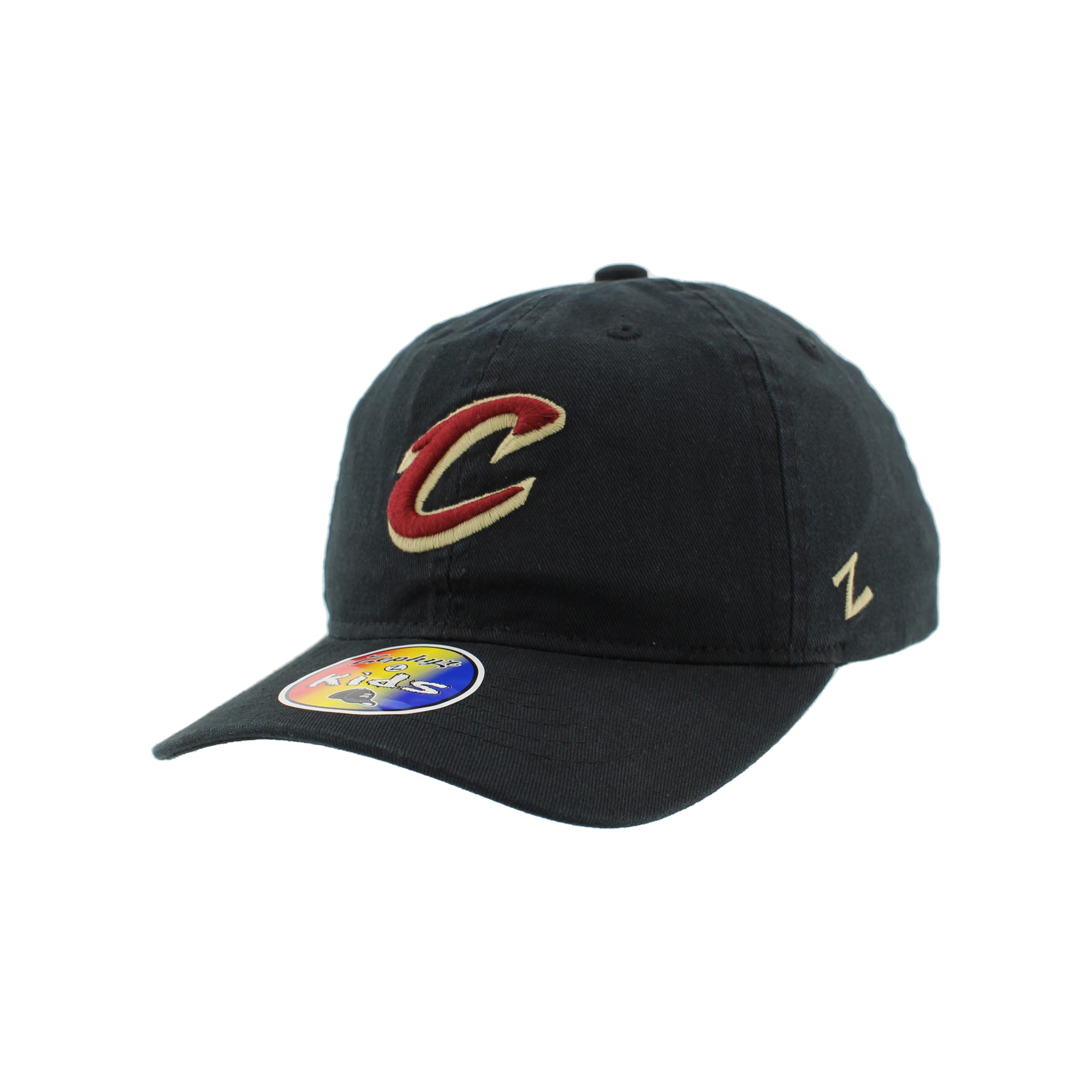 ZHATS NBA Unisex Kids NBA Officially Licensed Youth Adjustable Hat Scholarship Icon Black
