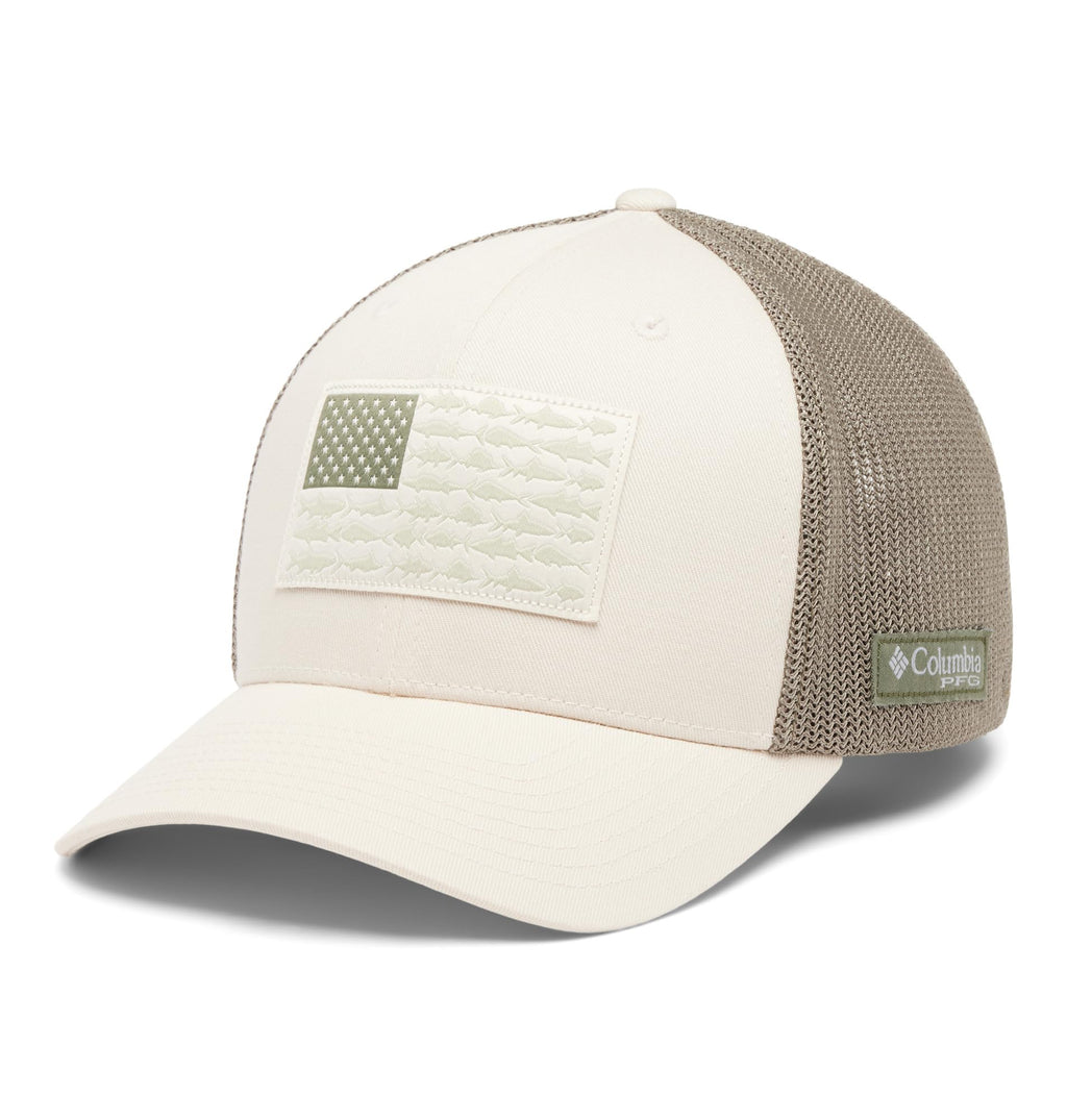 Columbia Unisex PFG Fish Flag Mesh Ball Cap