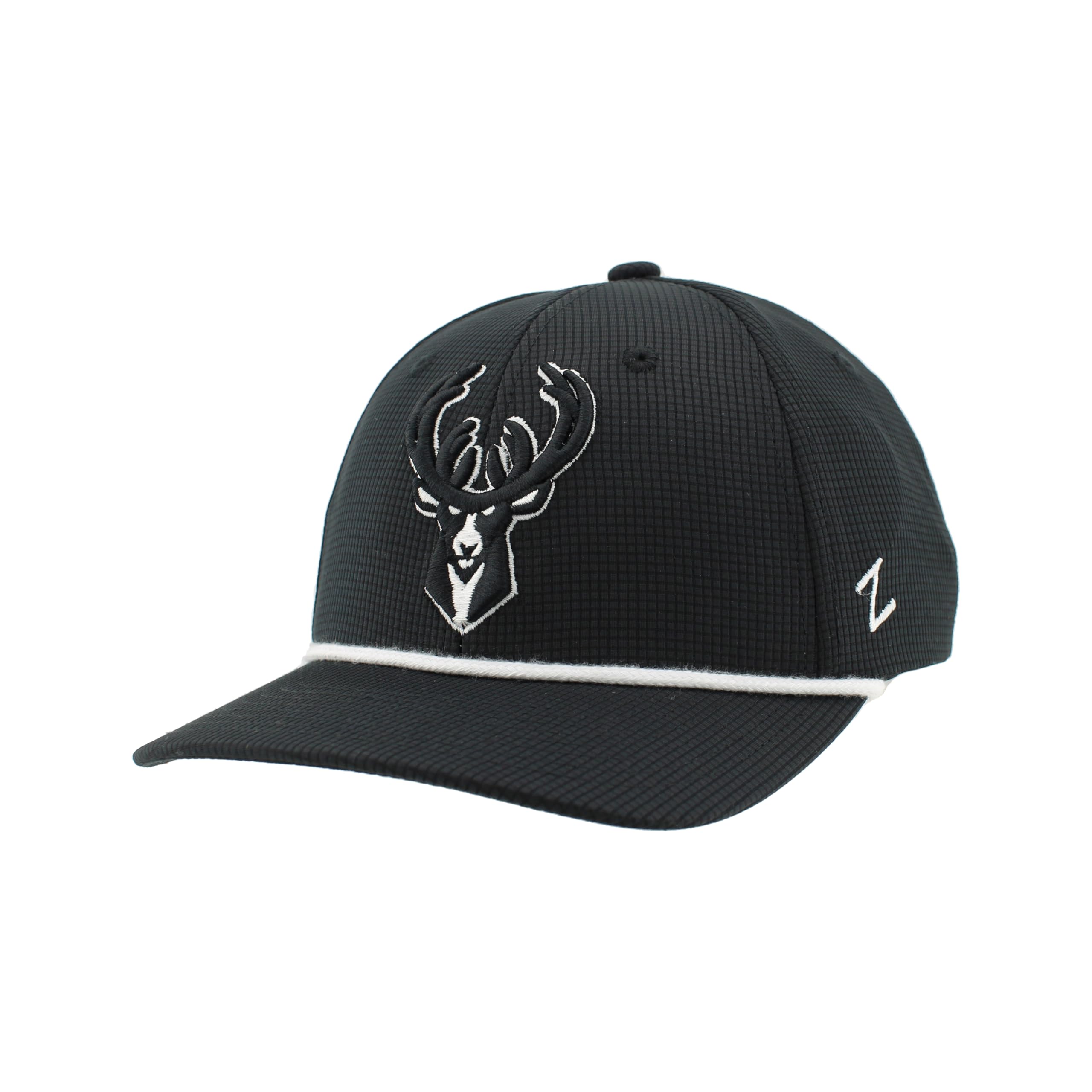 ZHATS NBA Unisex-Adult NBA Officially Licensed Rope Hat Snapback Backspin Contrast Black