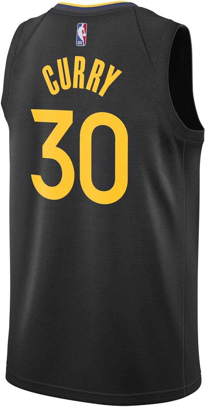 Stephen Curry Golden State Warriors NBA Kids Youth 8-20 Black Statement Edition Swingman Jersey