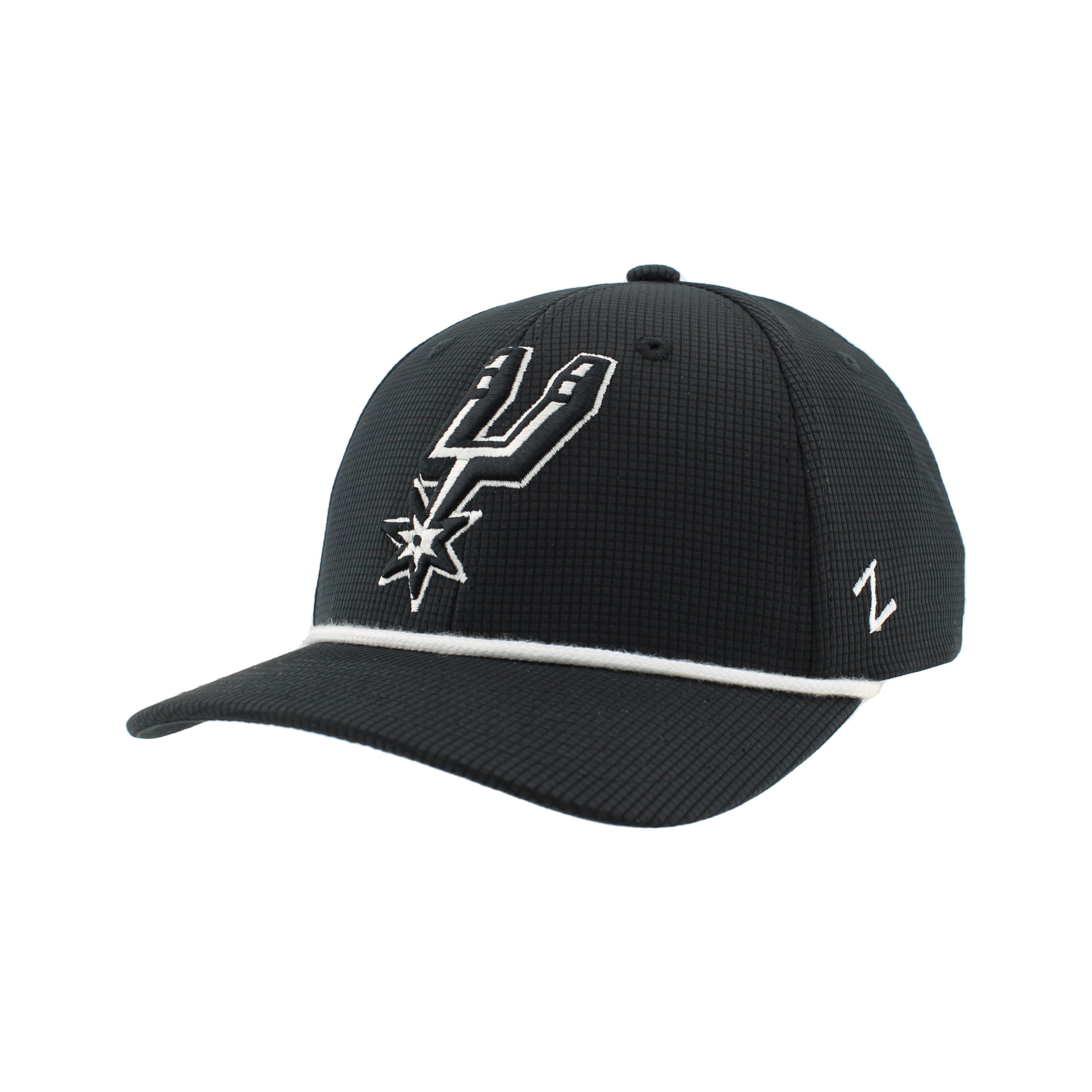 ZHATS NBA Unisex-Adult NBA Officially Licensed Rope Hat Snapback Backspin Contrast Black