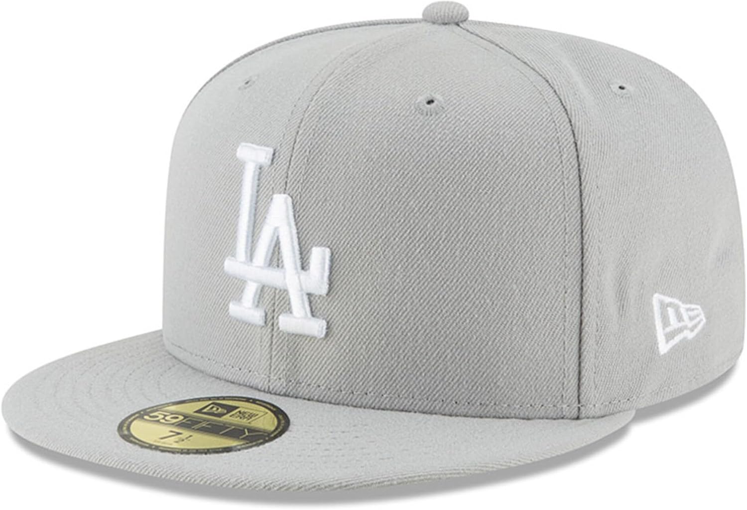 New Era MLB 59FIFTY Los Angeles Dodgers Gray Authentic Collection Fitted On Field Baseball Cap Hat