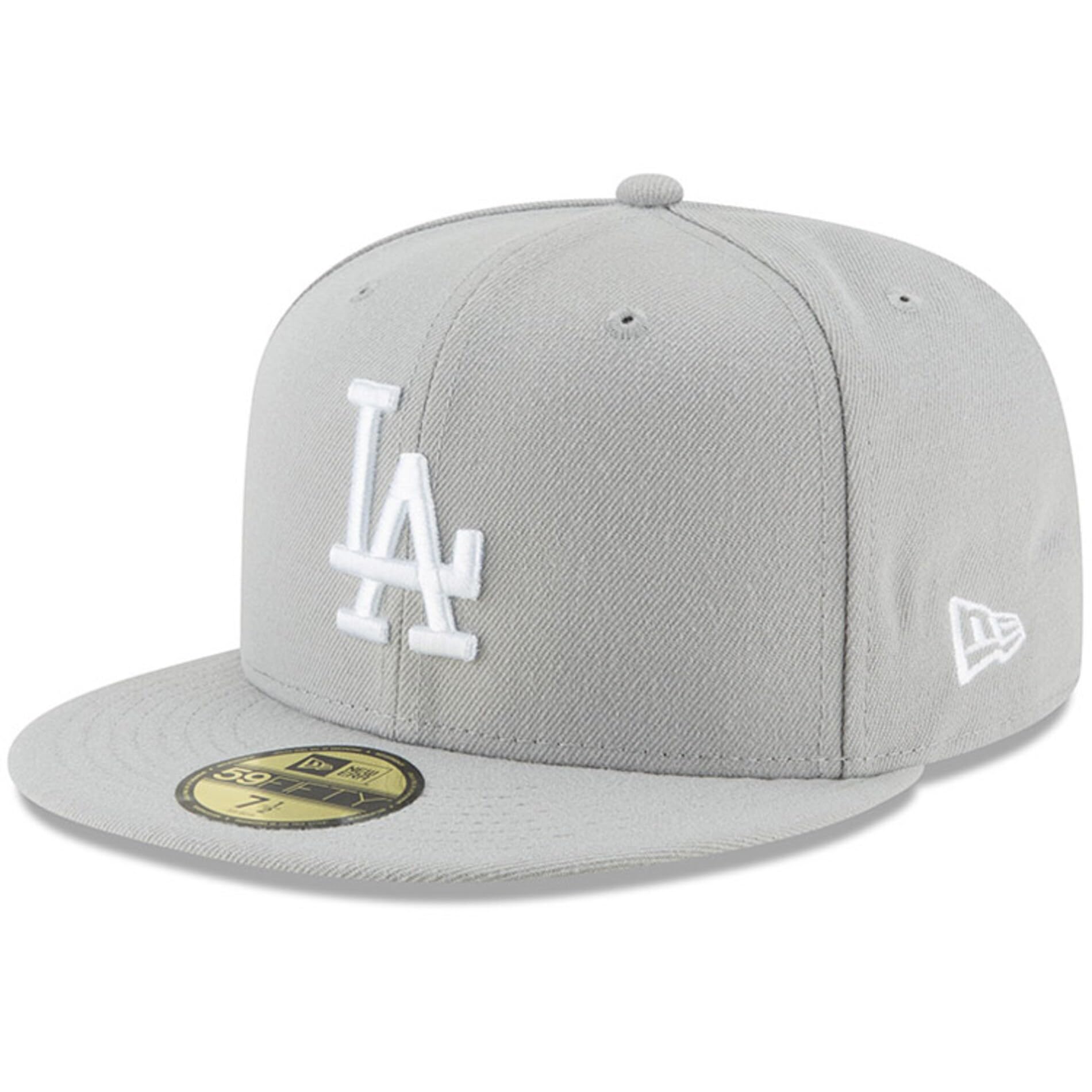 New Era MLB 59FIFTY Los Angeles Dodgers Gray Authentic Collection Fitted On Field Baseball Cap Hat