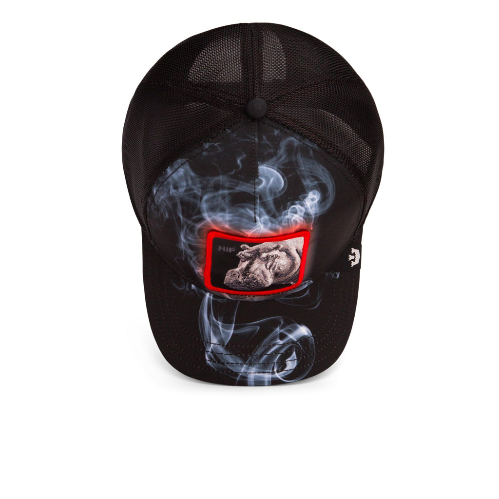 Goorin Bros. Neon Noir Collection Trucker Hat for Men and Women, Black (Deep Cover), One Size