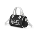 Von Dutch Core Hanna Bag | 6.5” Vegan Leather Mini Crossbody with Logo Hardware, Top Handles & Branded Interior Pouch