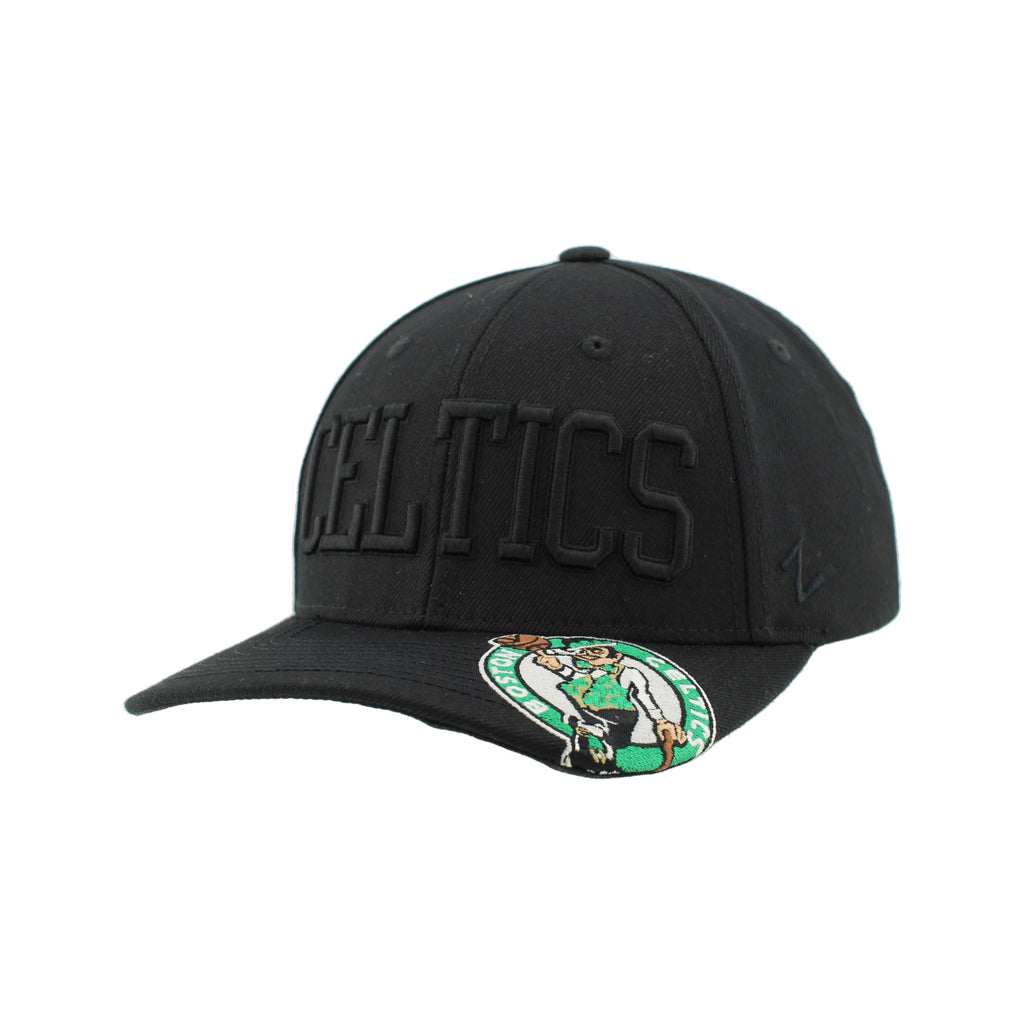 ZHATS NBA Unisex-Adult NBA Officially Licensed Adjustable Snapback Hat Contender Black