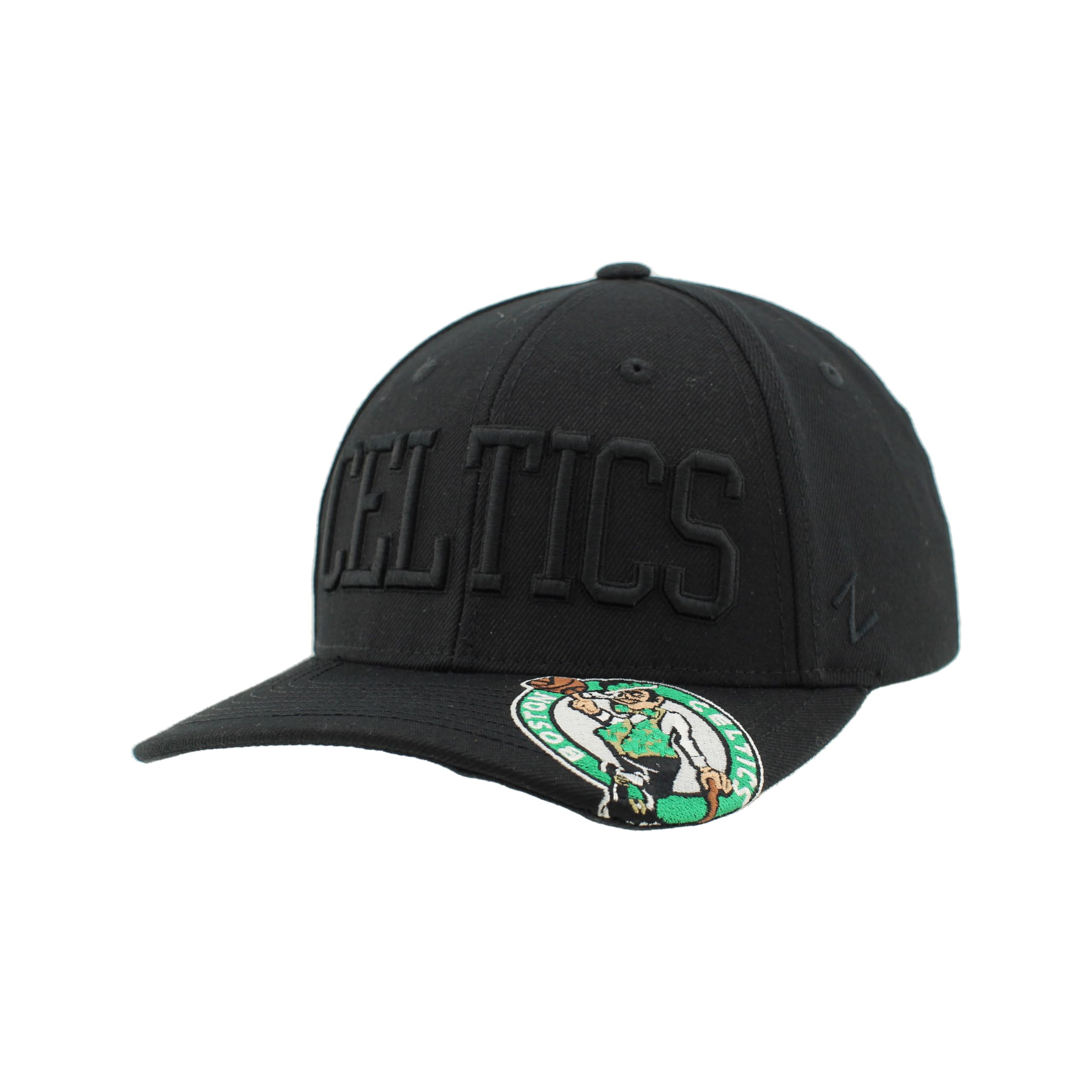 ZHATS NBA Unisex-Adult NBA Officially Licensed Adjustable Snapback Hat Contender Black