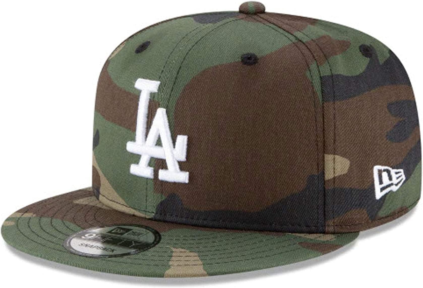 New Era Unisex-Adult MLB 9Fifty Camo Primary Logo Adjustable Snapback Hat Cap