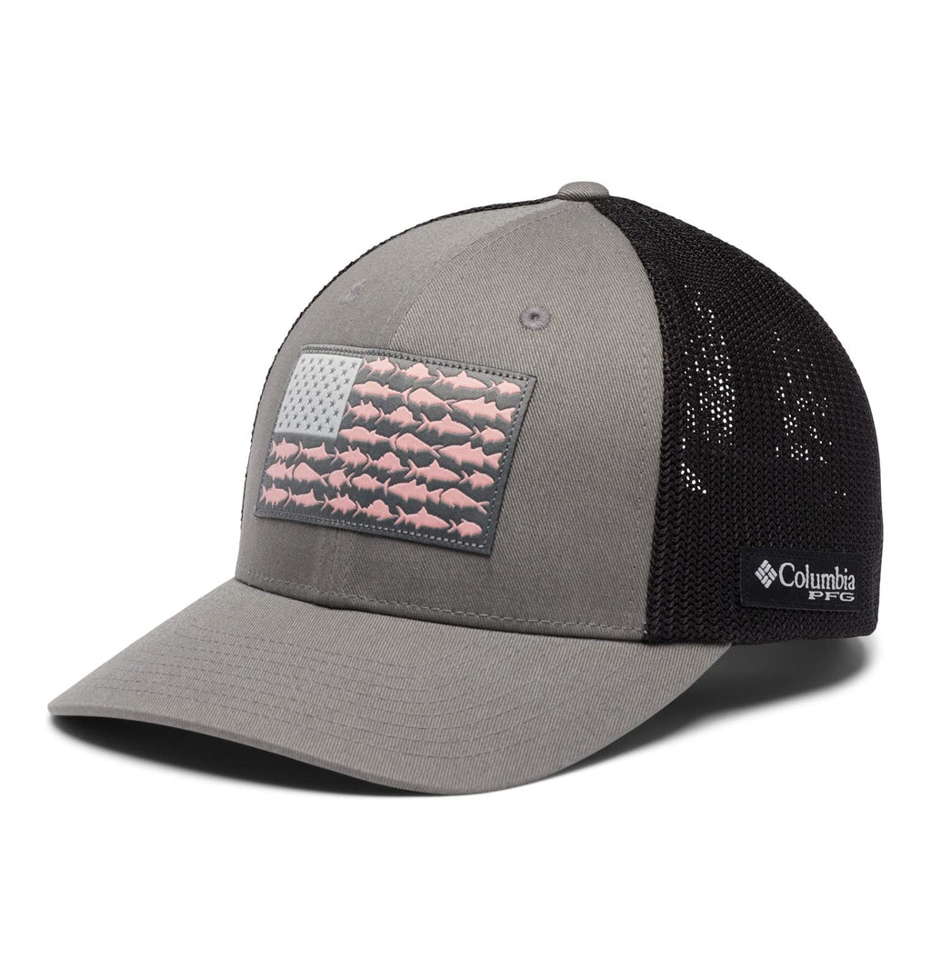 Columbia Unisex PFG Fish Flag Mesh Ball Cap