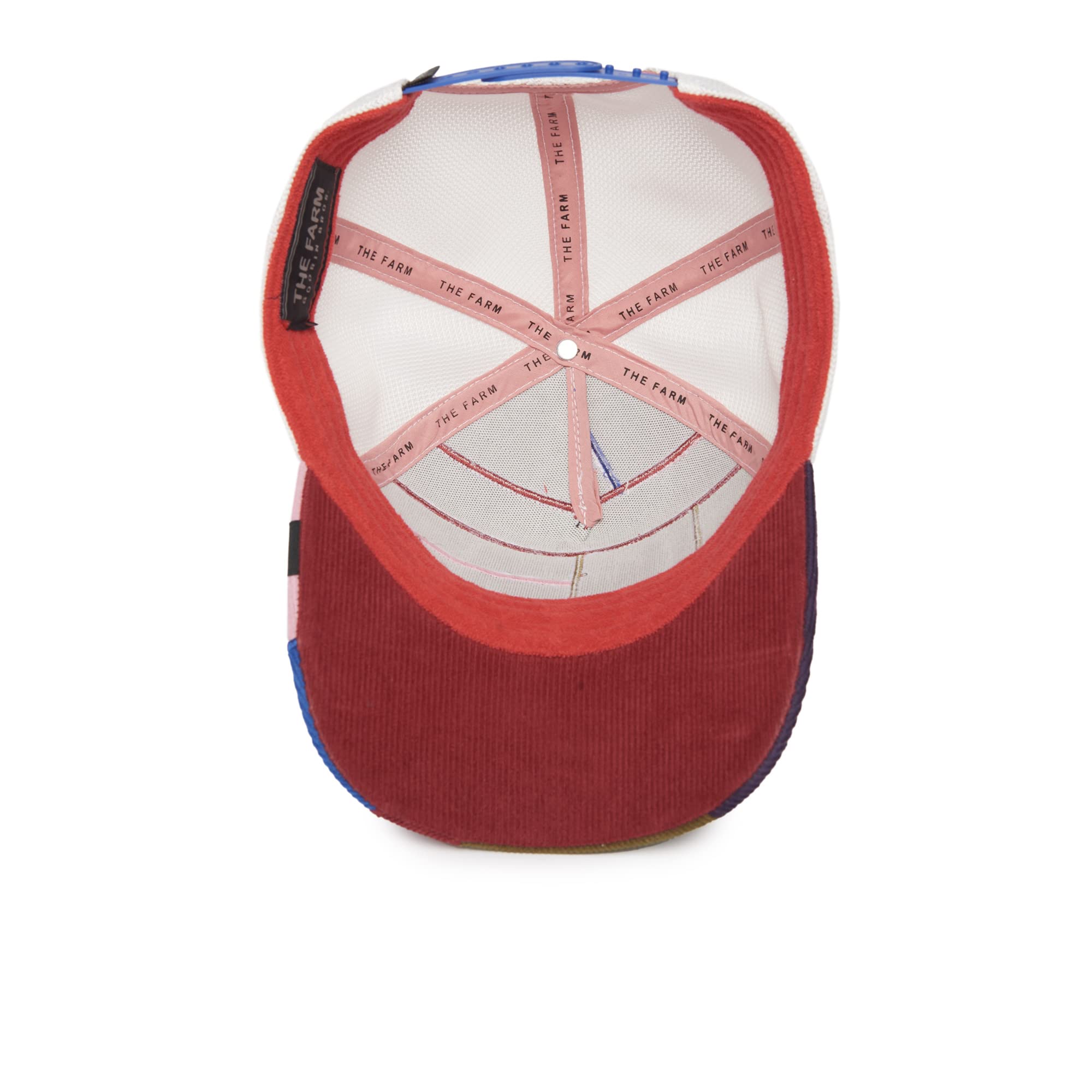 Goorin Bros. The Farm Patchwork Collection Unisex Trucker Hat, Red (Right Side of The Bed), One Size