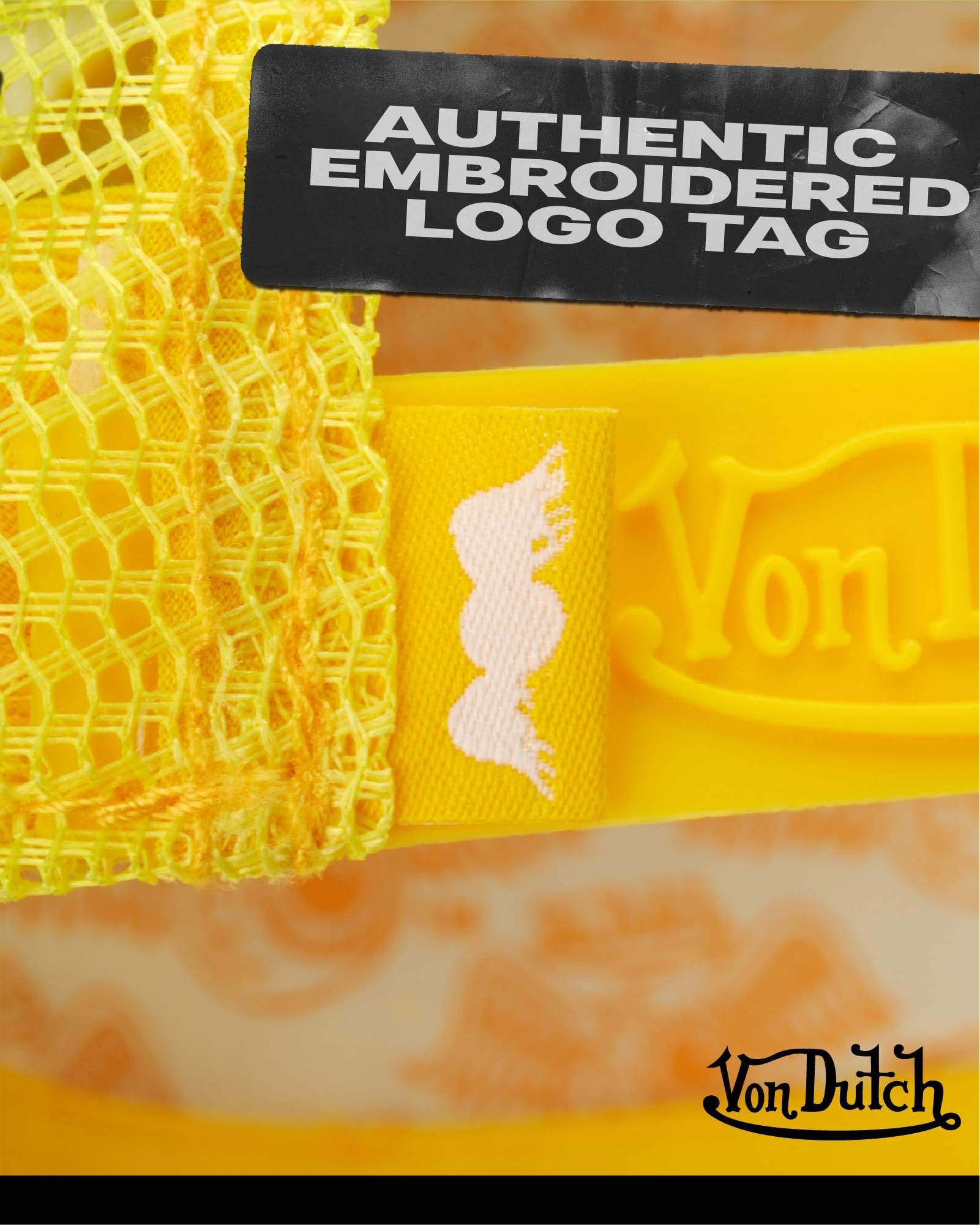 Von Dutch Unisex Trucker Hat - Retro Classic Solid Color Mesh Back Snapback Baseball Cap for Men & Women, Size One Size, Lemon Yellow