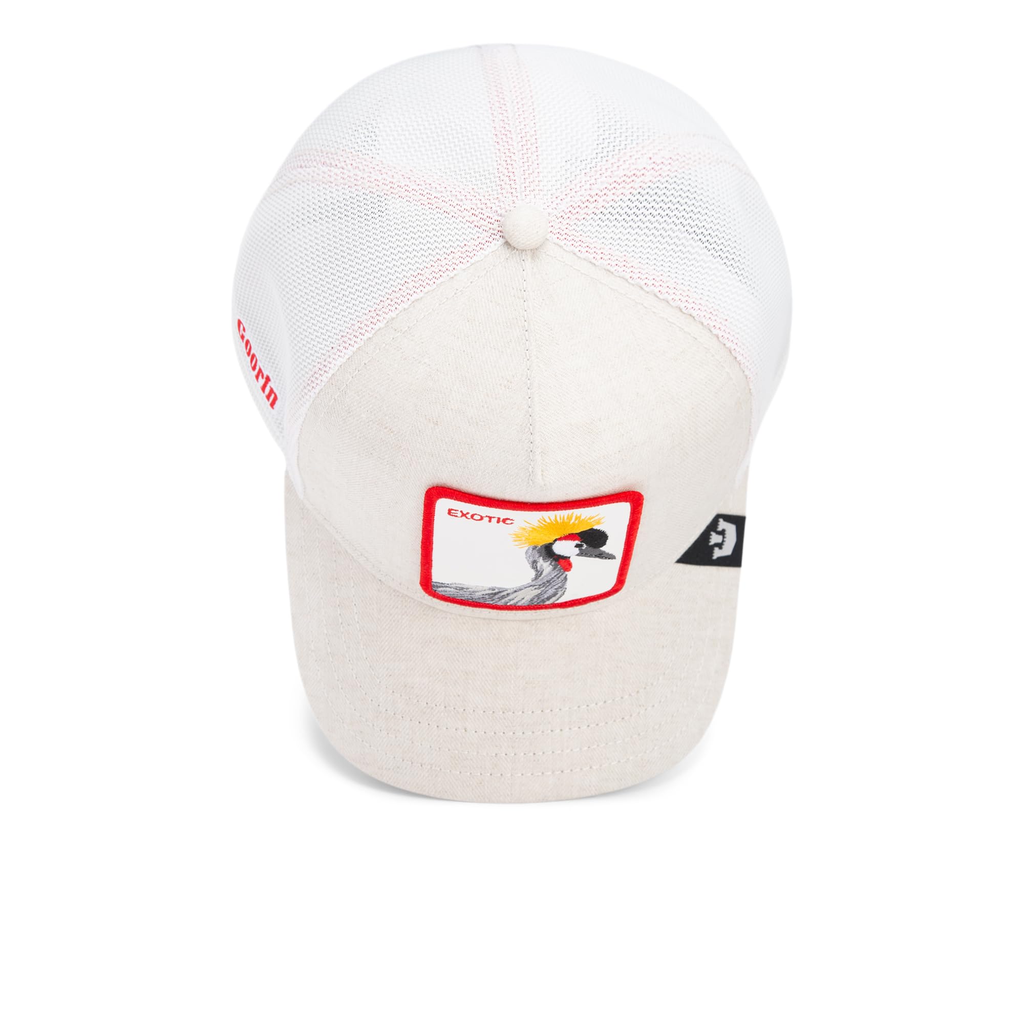 Goorin Bros. Business Professional Trucker Hat for Men and Women, Cream (Suited Crane), One Size