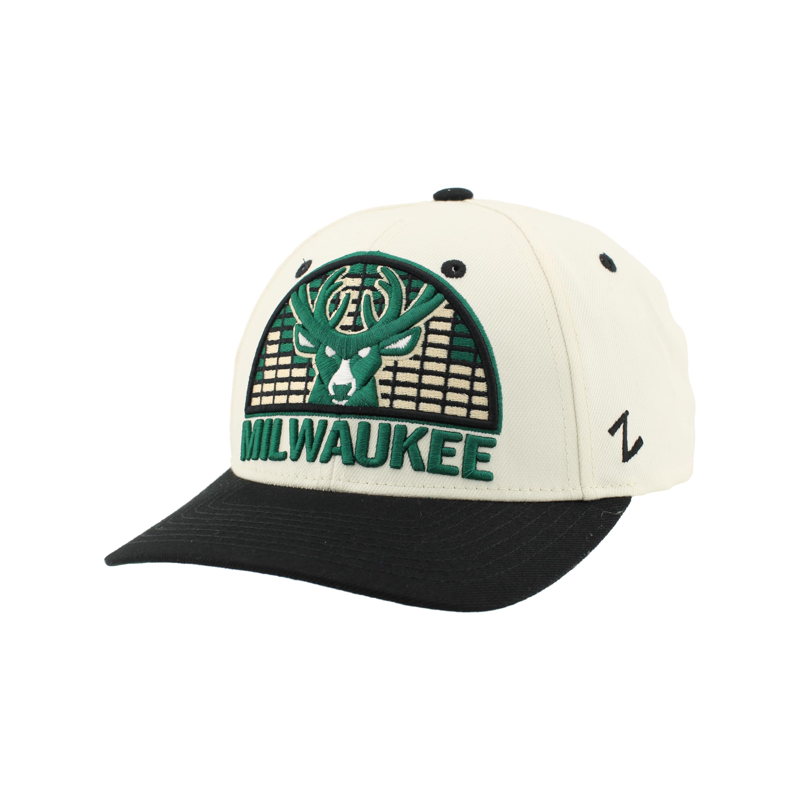 ZHATS NBA Unisex-Adult NBA Officially Licensed Adjustable Snapback Hat Contender Ivory