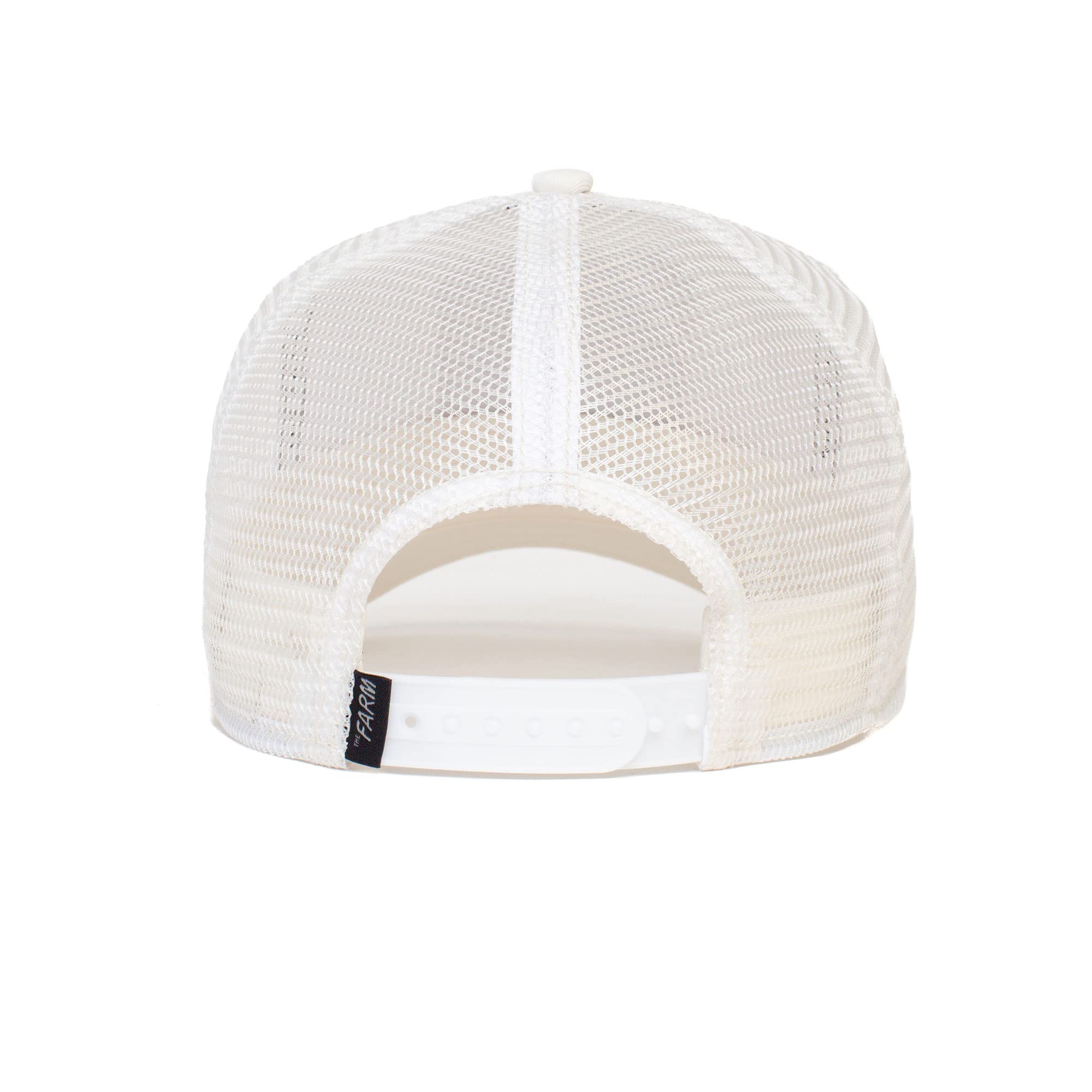 Goorin Bros. The Farm Original Core Unisex Adjustable Snapback Trucker Hat, White Panther, One Size