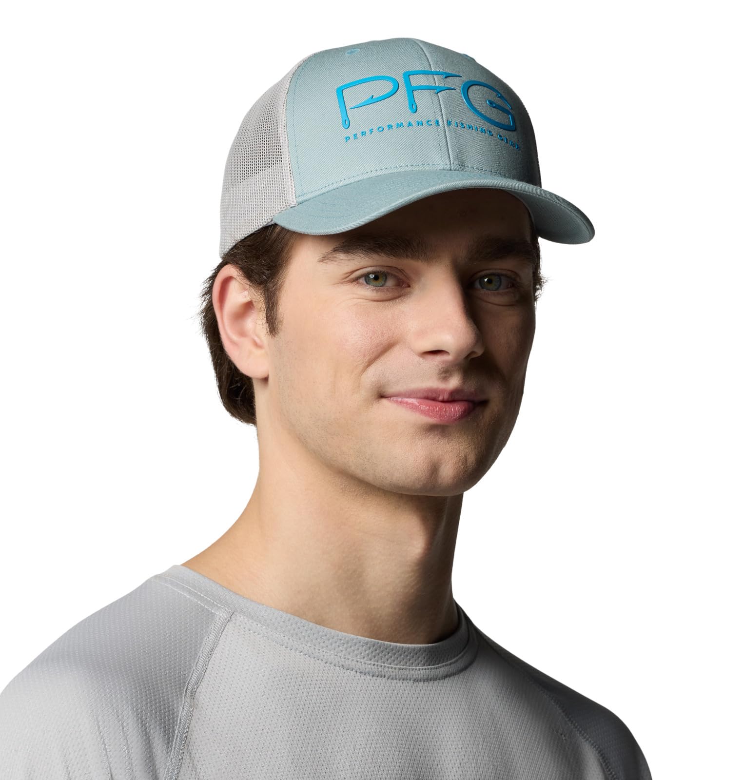 Columbia Unisex PFG Fish Flag Mesh Ball Cap