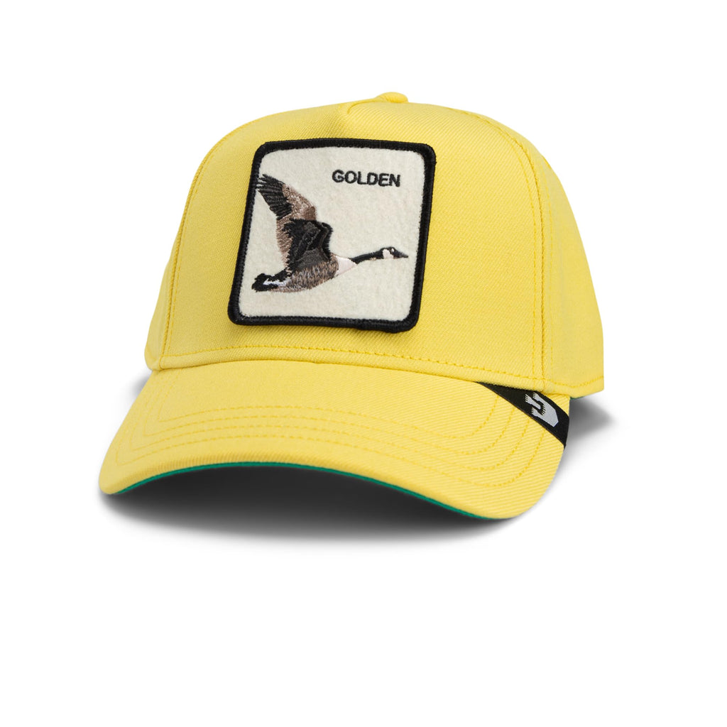Goorin Bros. All Over Wool Collection Trucker Hat for Men and Women, Yellow (Goose Field 100), One Size