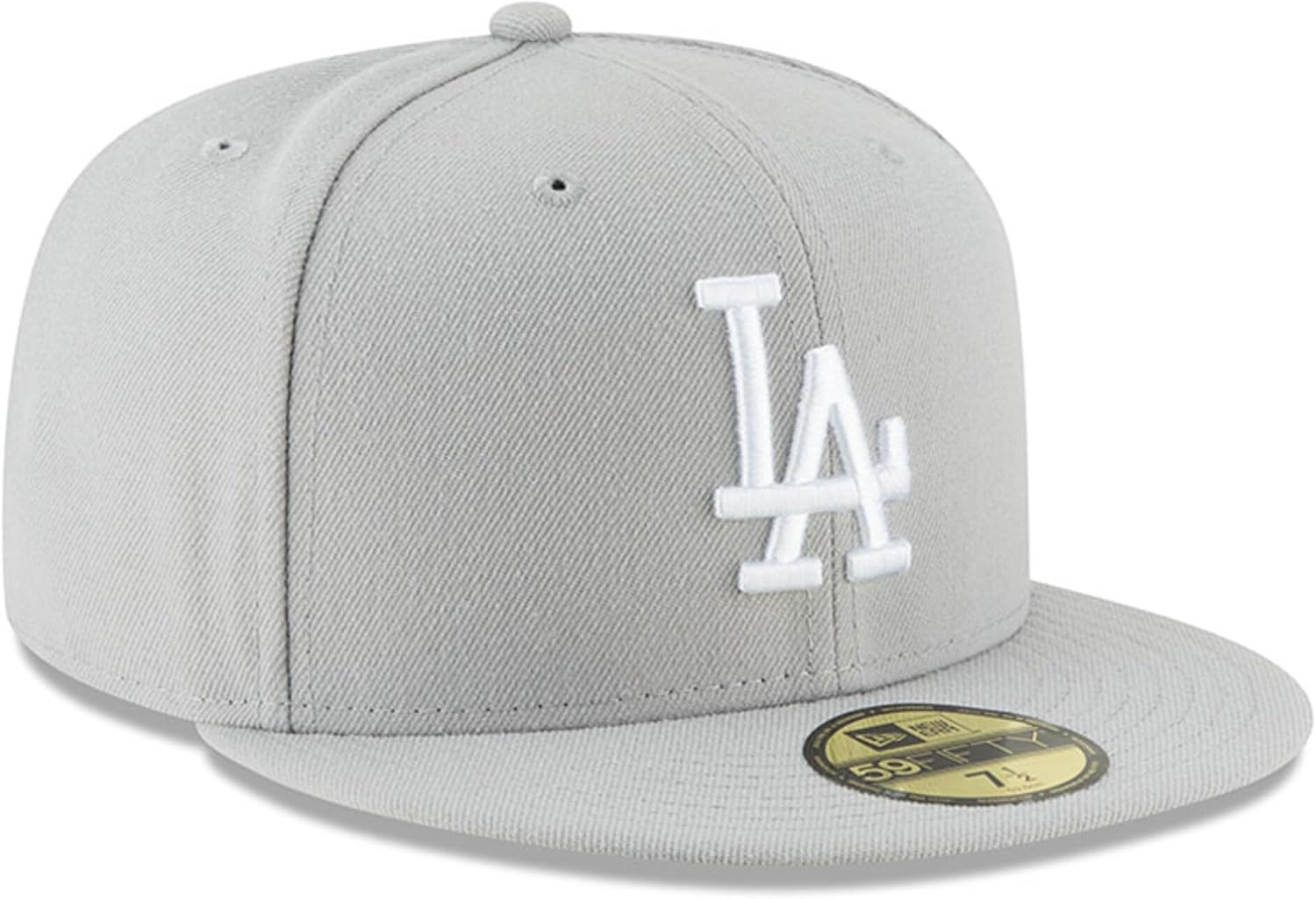 New Era MLB 59FIFTY Los Angeles Dodgers Gray Authentic Collection Fitted On Field Baseball Cap Hat