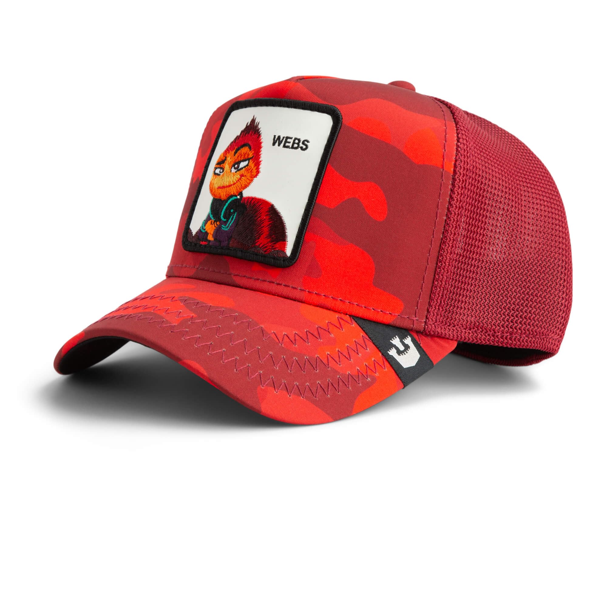 Goorin WEBS Trucker Hat - Goorin x Bad Guys 2-97/3 Poly Spandex Blend - One Size - Unisex