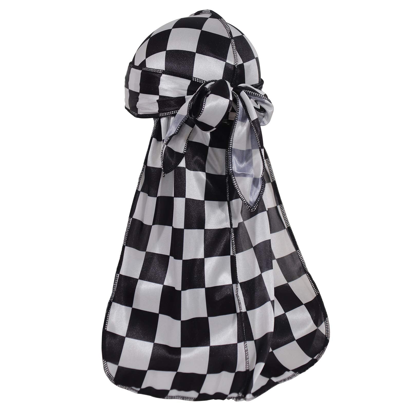 ForceWave Durag for Men Designer for Waves Silky Durag Du rag with Designed Pattern
