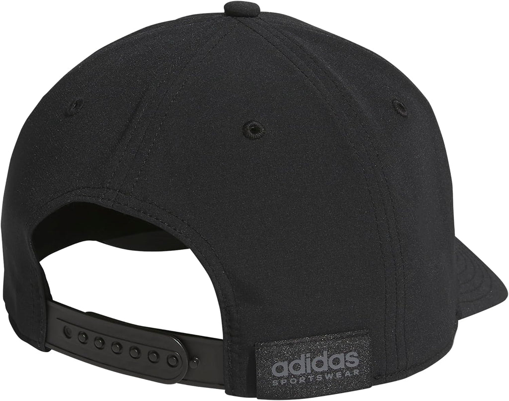 adidas Men's Sport 5-Panel, High Crown Structured Snapback Adjustable Fit Cap