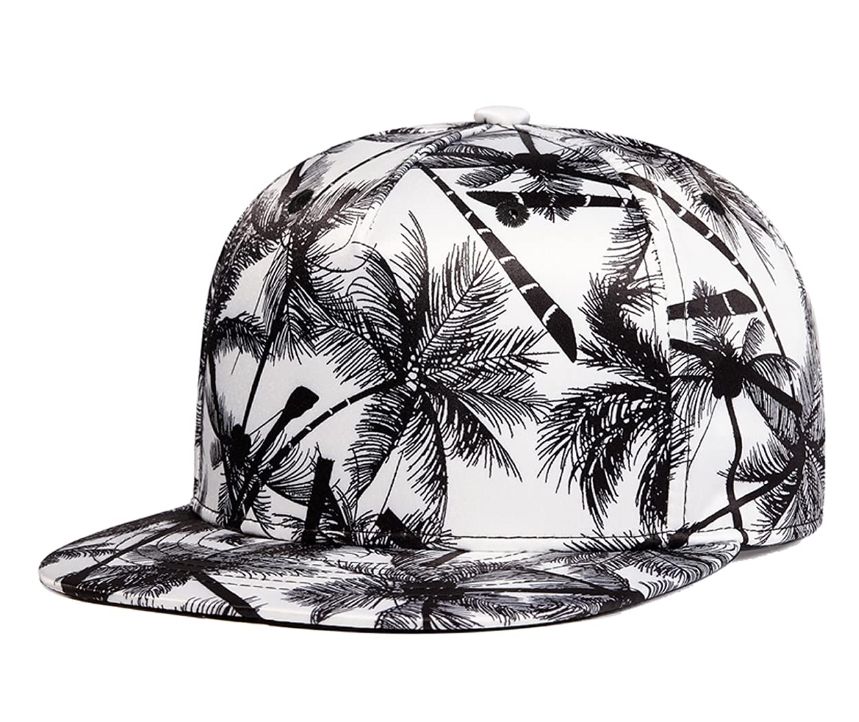Quanhaigou Snapback Hat for Men Women,Hip Hop Style Colorful Flat Bill Hats Teens Adjustable Baseball Cap