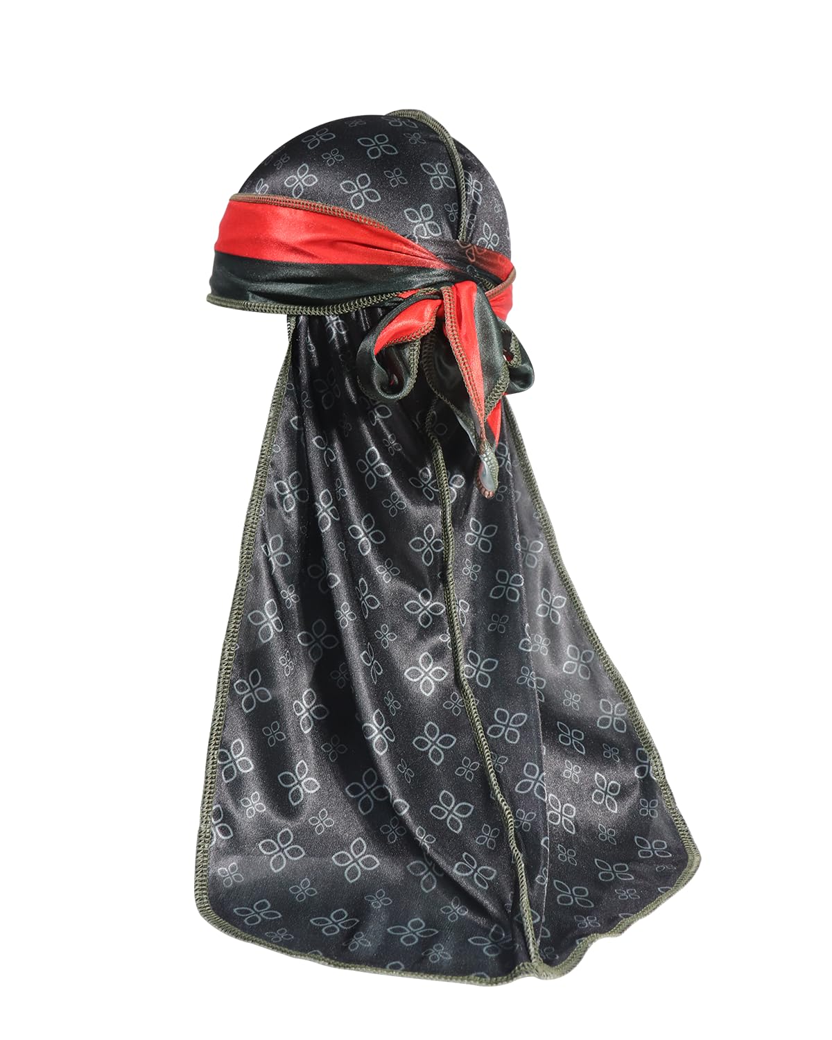 ForceWave Durag for Men Designer for Waves Silky Durag Du rag with Designed Pattern