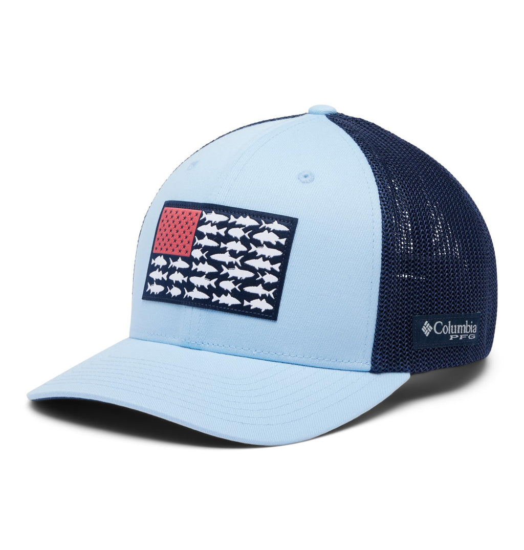 Columbia Unisex PFG Fish Flag Mesh Ball Cap