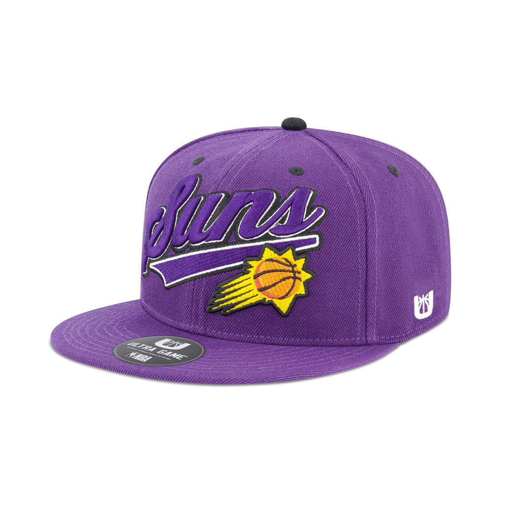Ultra Game Men’s NBA Official Snap Back 3D Embroidered Team Logo Baseball Cap Hat