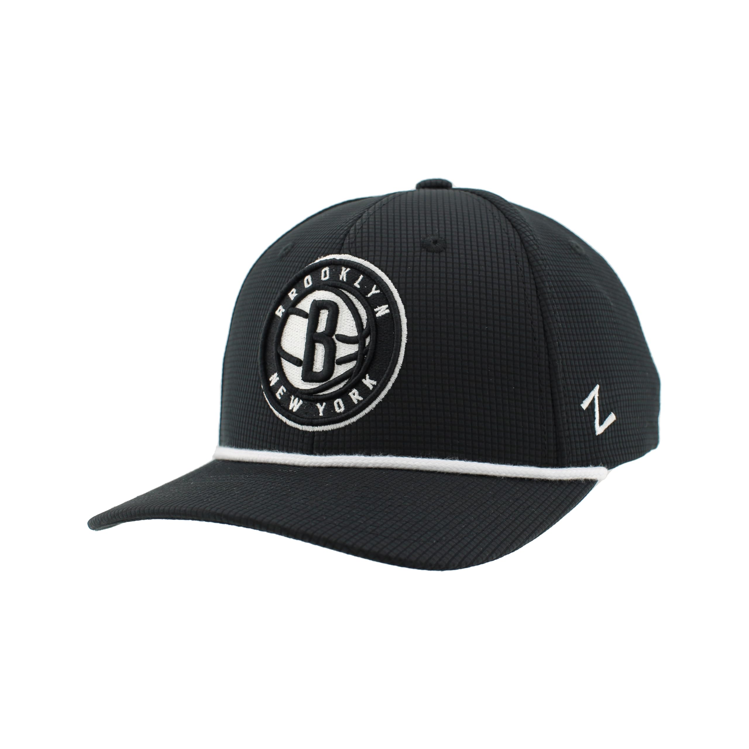 ZHATS NBA Unisex-Adult NBA Officially Licensed Rope Hat Snapback Backspin Contrast Black