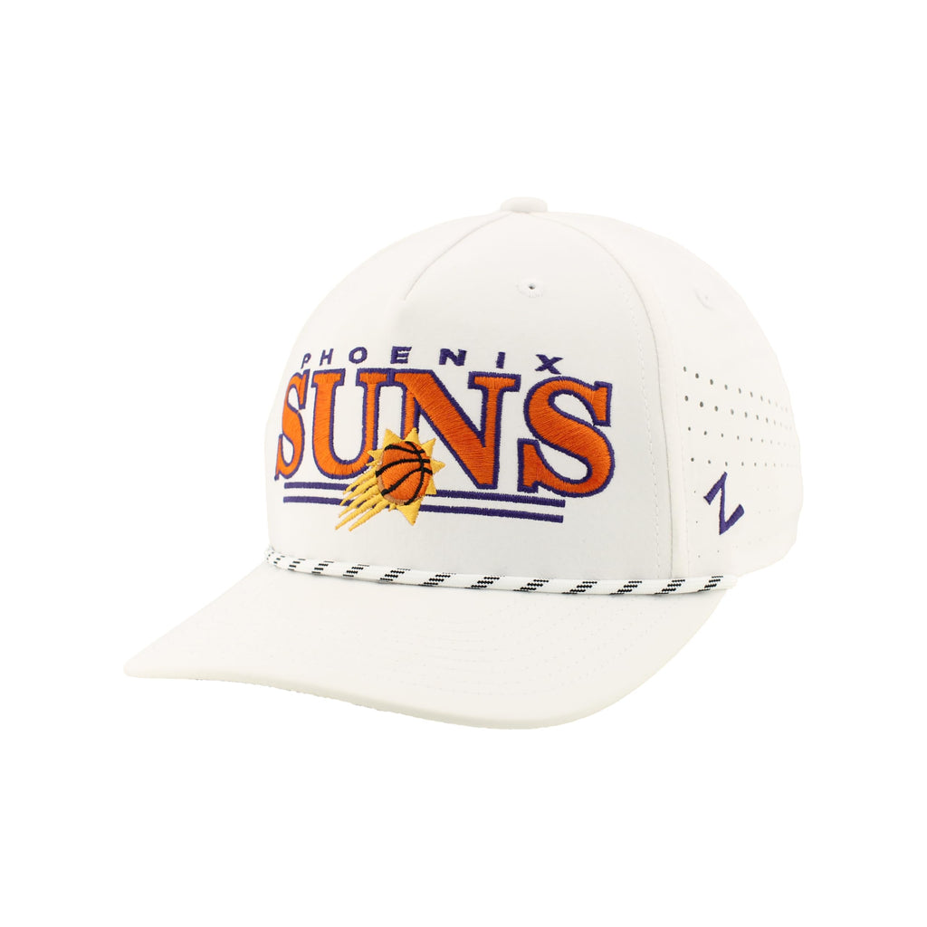 ZHATS NBA Unisex-Adult NBA Officially Licensed Rope Hat Snapback Performance Regalia White