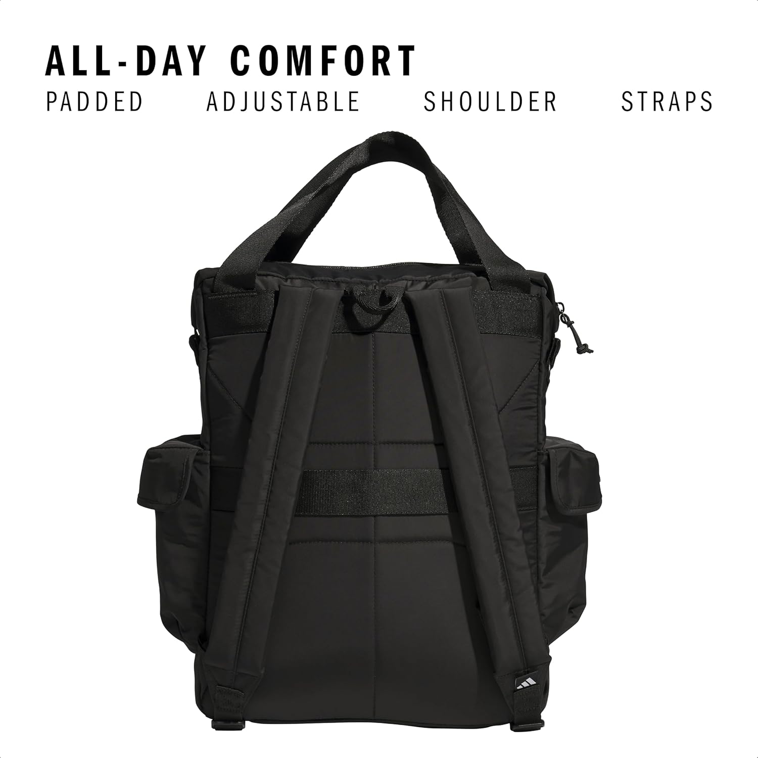 adidas Saturday Tote Backpack – Versatile Bag with Hand & Shoulder Straps, 23L