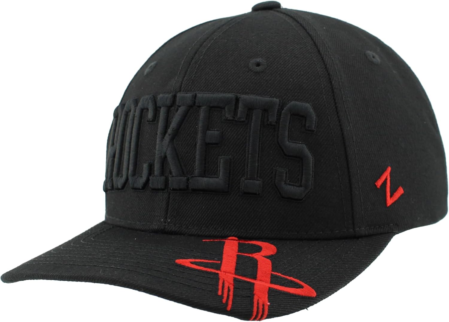 ZHATS NBA Unisex-Adult NBA Officially Licensed Adjustable Snapback Hat Contender Black