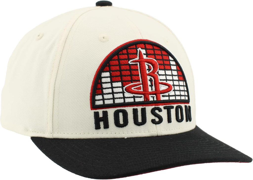 ZHATS NBA Unisex-Adult NBA Officially Licensed Adjustable Snapback Hat Contender Ivory