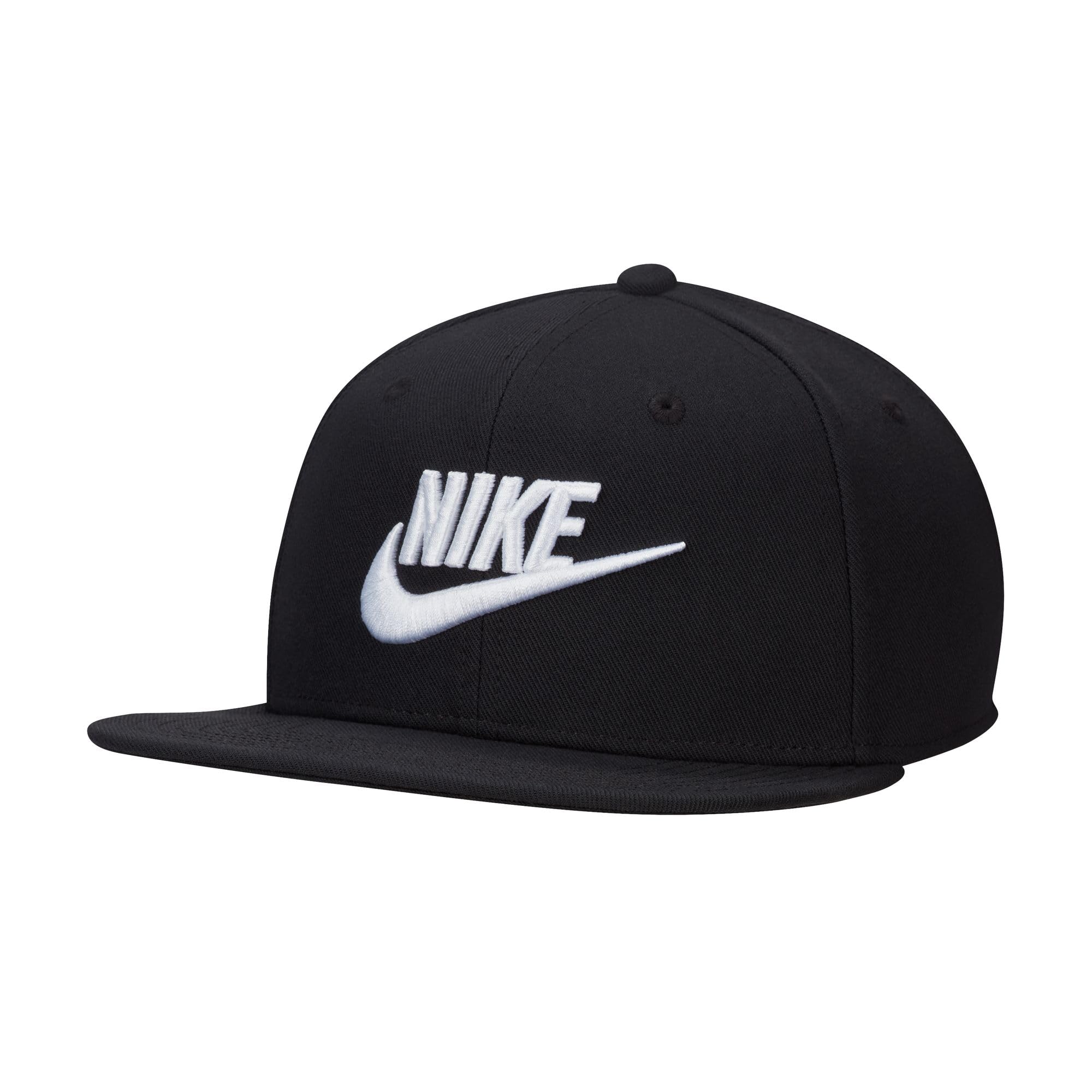 Nike Dri-FIT Pro Structured Futura Cap, Black/Black/Black/White, 1SIZE