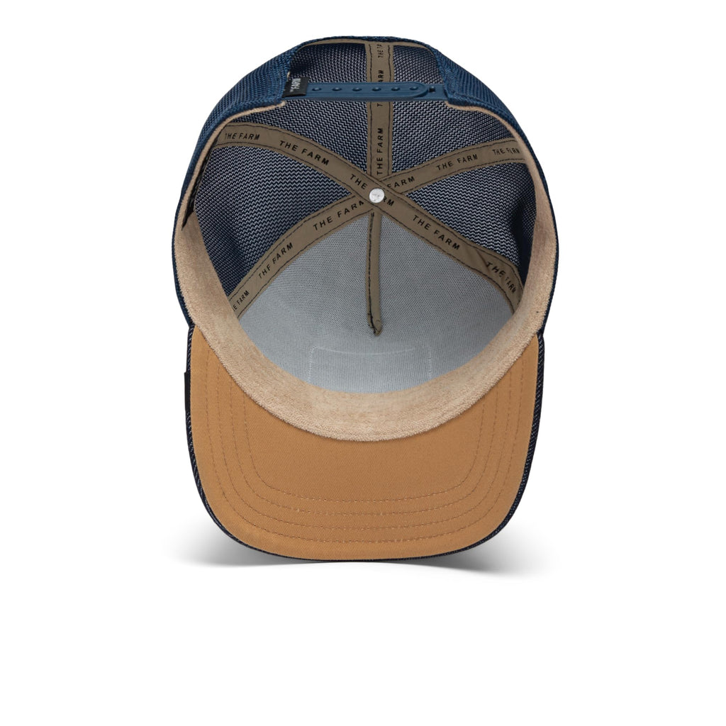 Goorin Bros. The Farm Unisex Original Adjustable Snapback Trucker Hat, Dark Navy(The Panther), One Size