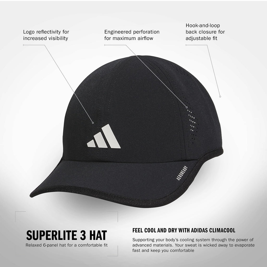 Adidas Womens Superlite Hat – Lightweight Athletic Running Cap for Workouts