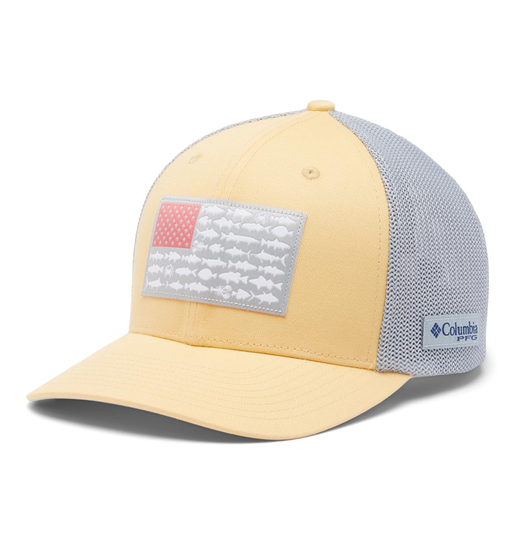 Columbia Unisex PFG Fish Flag Mesh Ball Cap