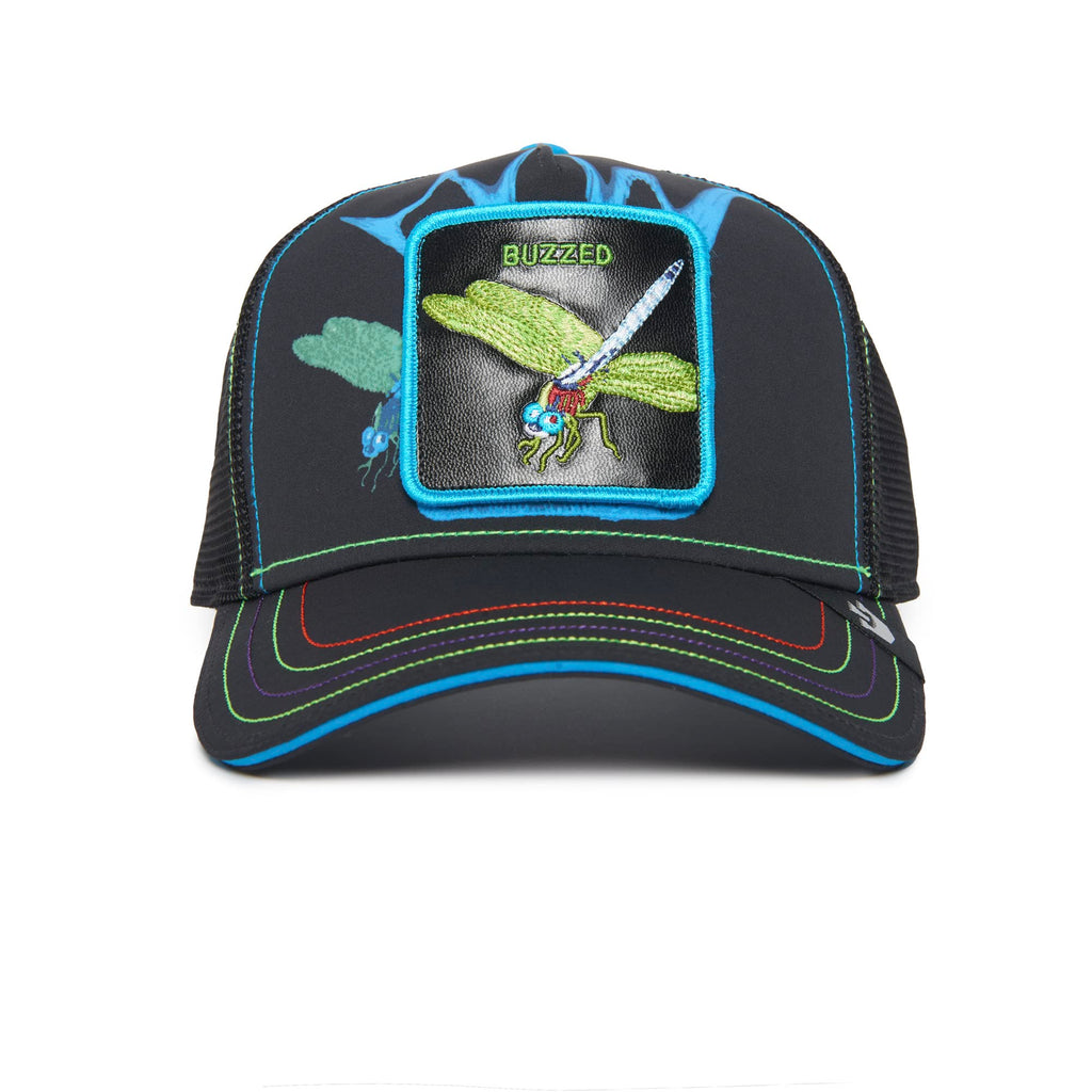 Goorin Bros. The Farm Drip Collection Unisex Adjustable Trucker Hat, Black (BBUZZZEDD), One Size