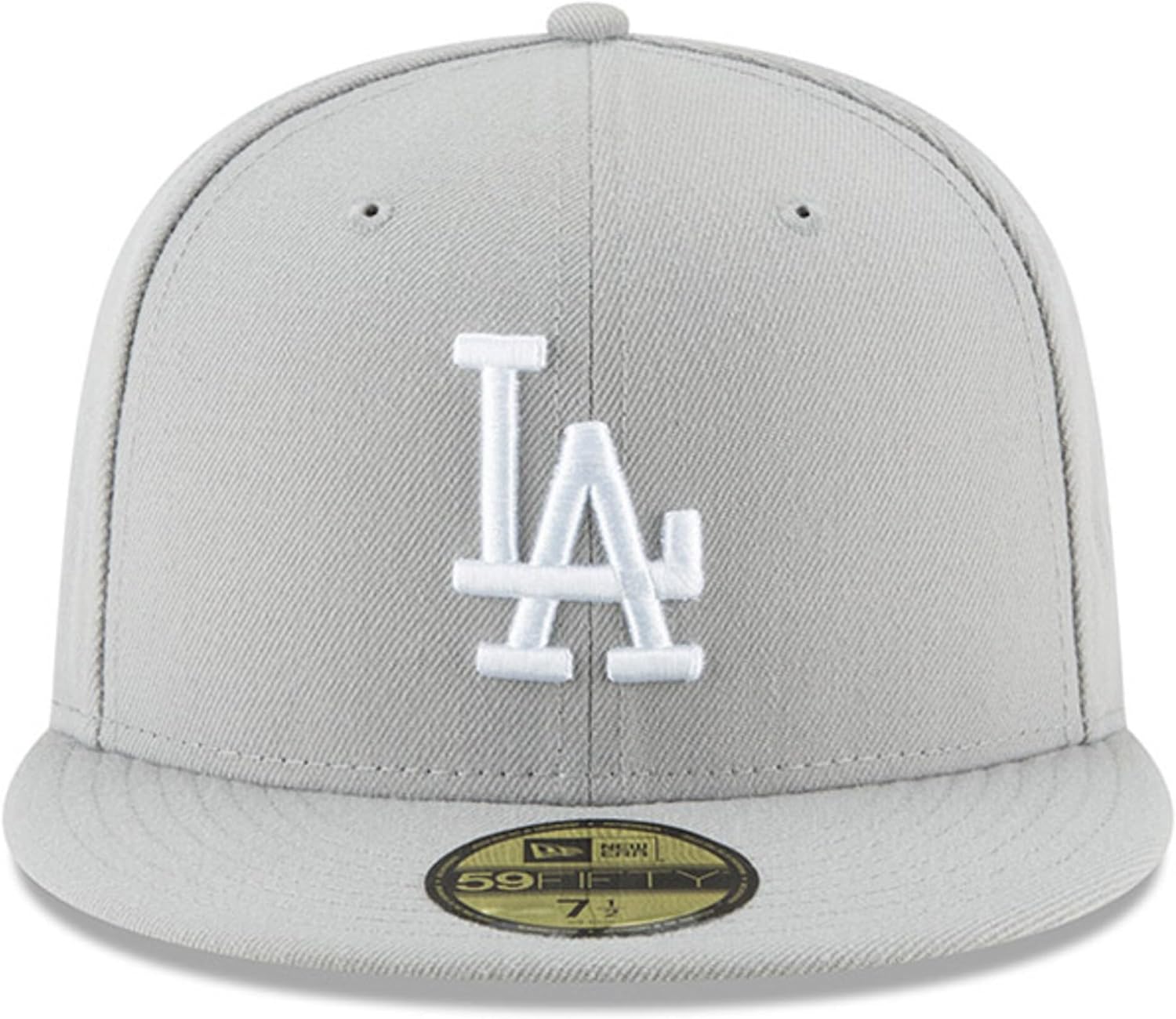 New Era MLB 59FIFTY Los Angeles Dodgers Gray Authentic Collection Fitted On Field Baseball Cap Hat