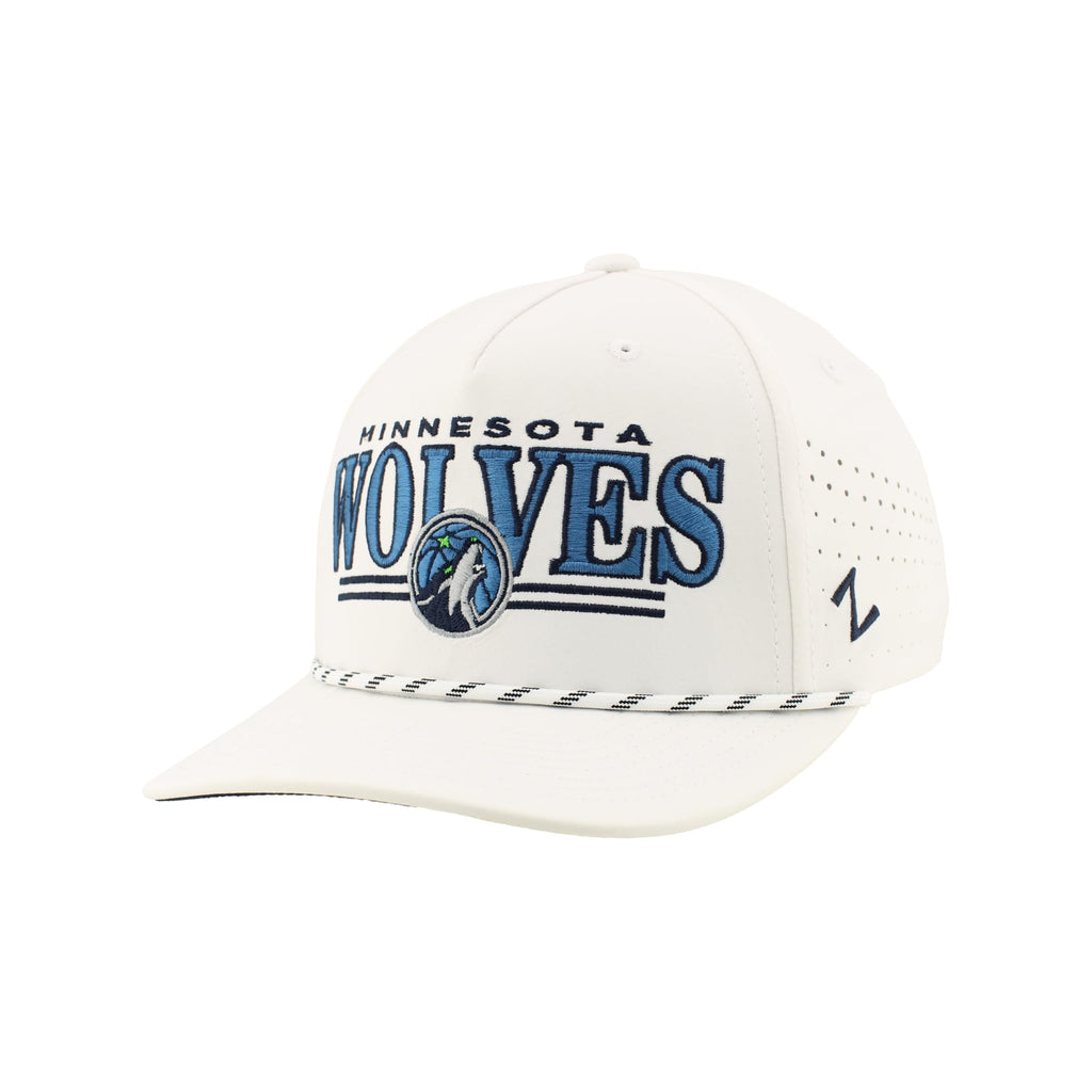 ZHATS NBA Unisex-Adult NBA Officially Licensed Rope Hat Snapback Performance Regalia White