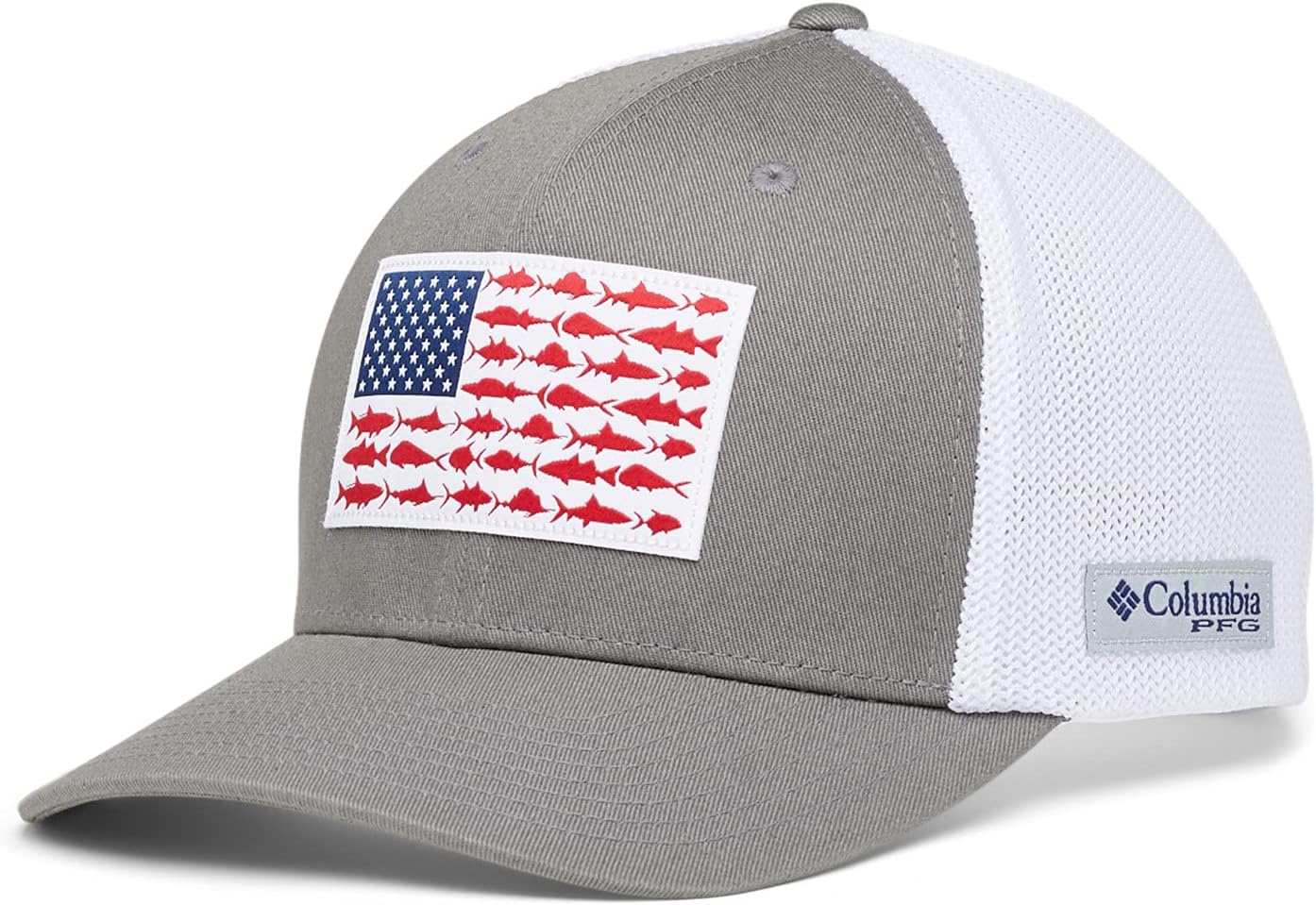 Columbia Unisex Adult PFG Logo Mesh Ball Cap