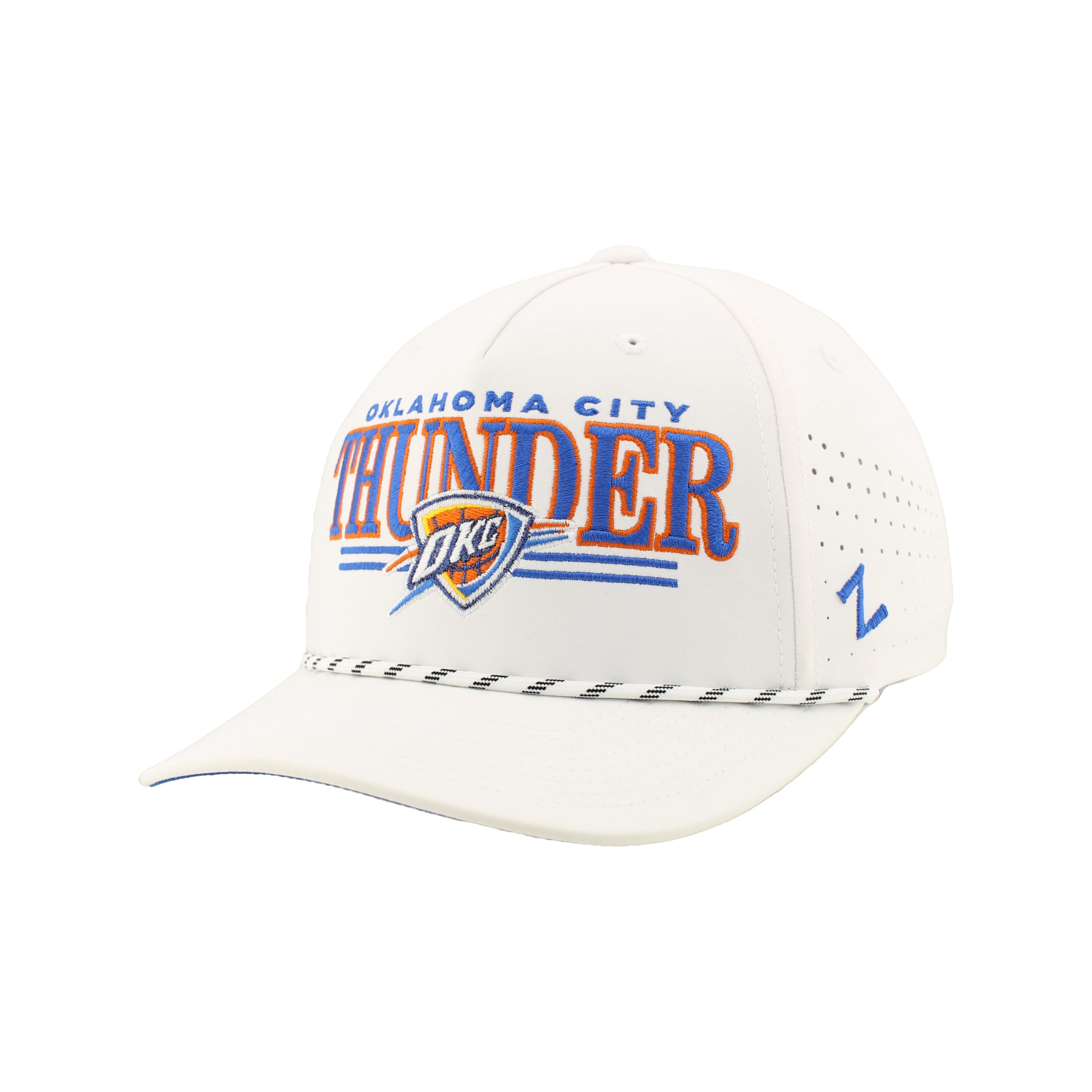 ZHATS NBA Unisex-Adult NBA Officially Licensed Rope Hat Snapback Performance Regalia White