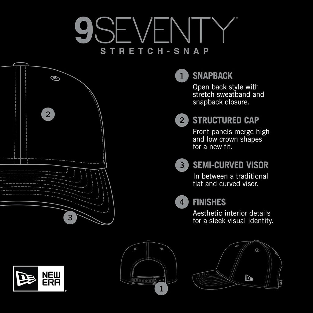 New Era Unisex-Adult MLB Player Replica 9SEVENTY Baseball Team Color Stretch Adjustable Snapback Hat One Size Fits All