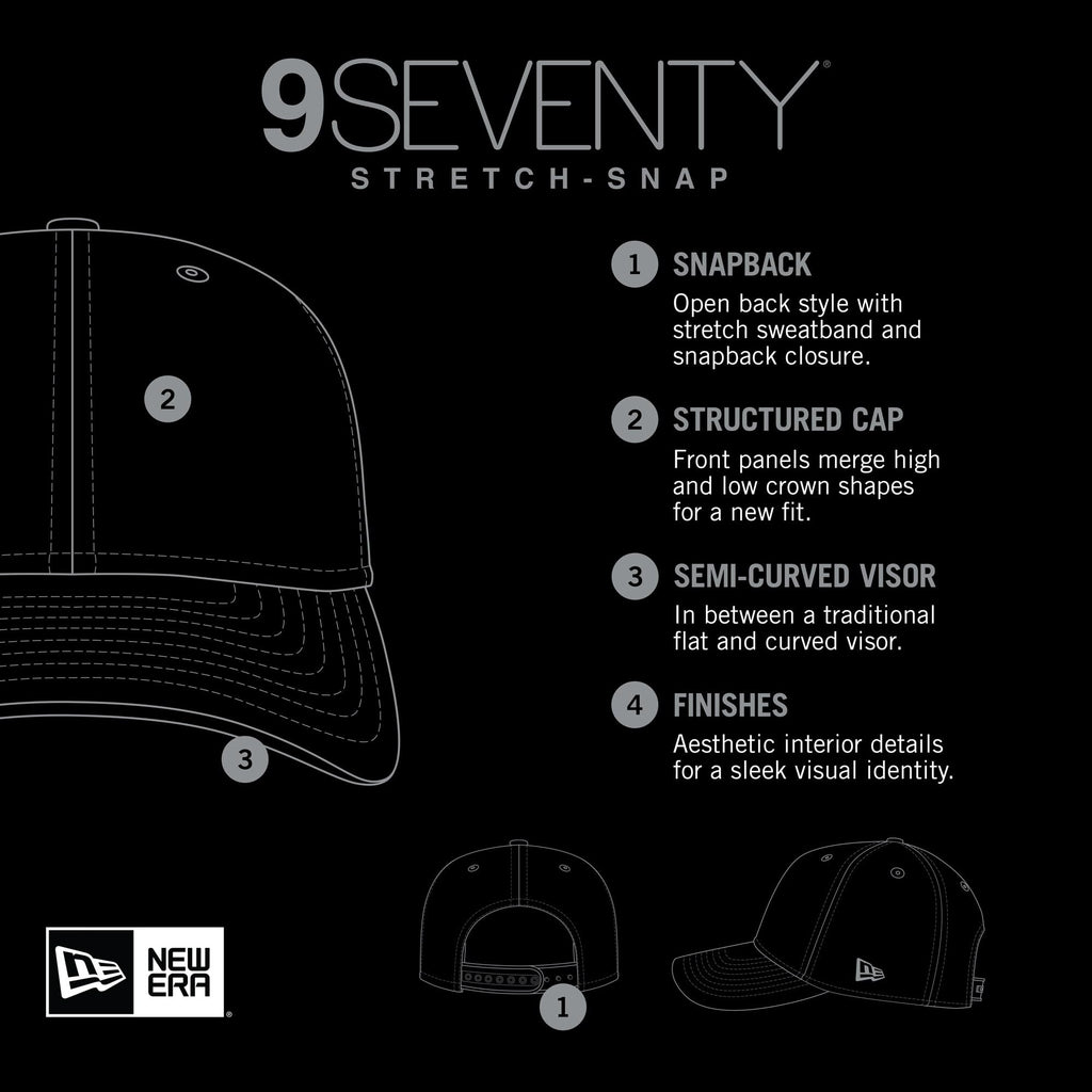 New Era Unisex-Adult MLB Player Replica 9SEVENTY Baseball Team Color Stretch Adjustable Snapback Hat One Size Fits All